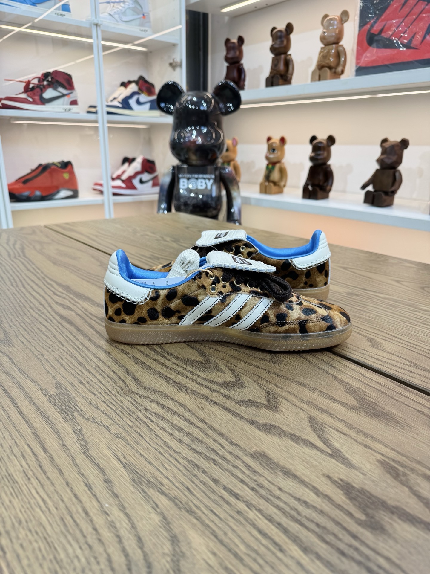 WALES BONNER x Samba IE0578 豹紋馬毛鞋面 Pony Tonal 高級感