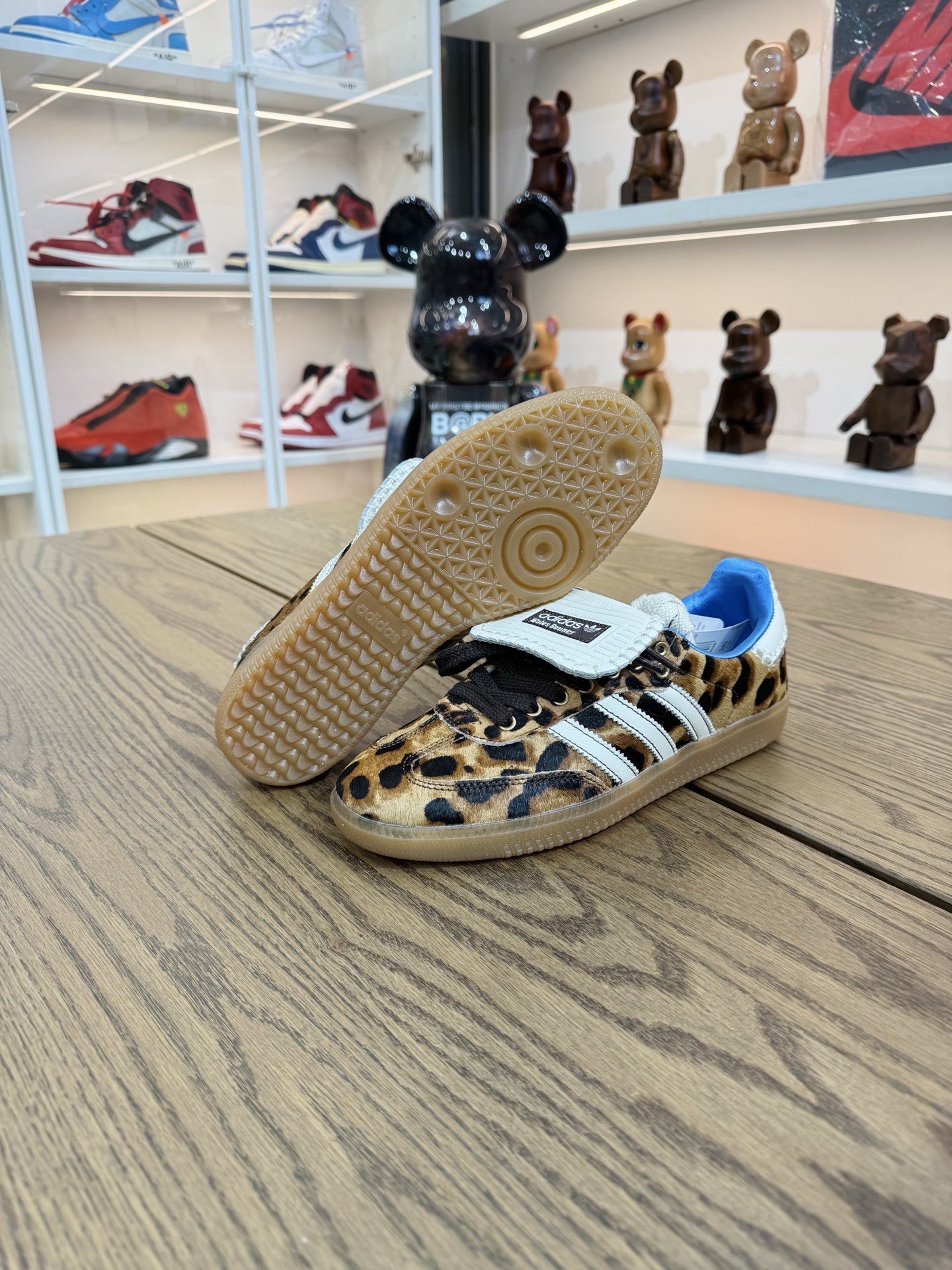 WALES BONNER x Samba IE0578 豹紋馬毛鞋面 Pony Tonal 高級感