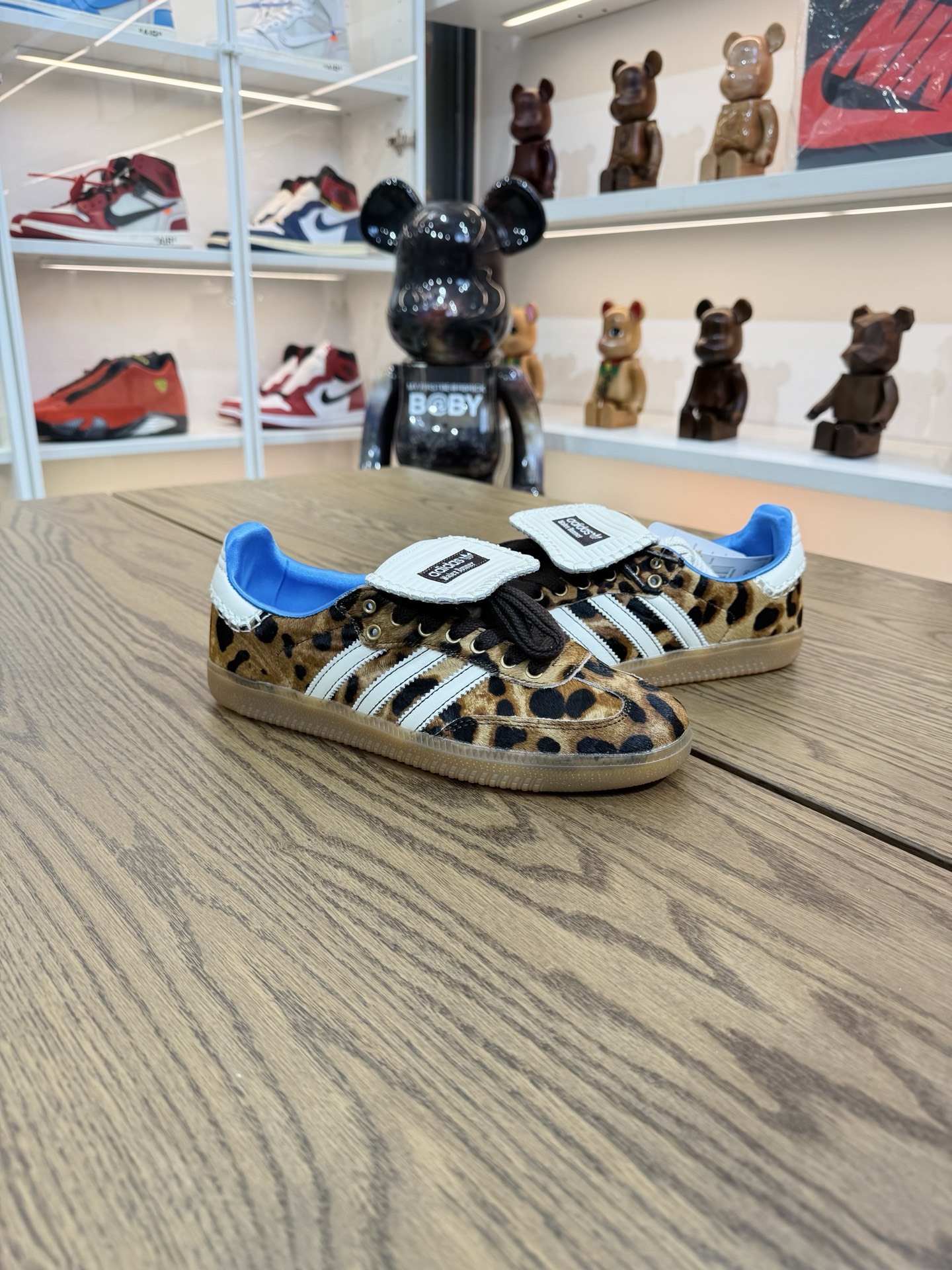 WALES BONNER x Samba IE0578 豹紋馬毛鞋面 Pony Tonal 高級感