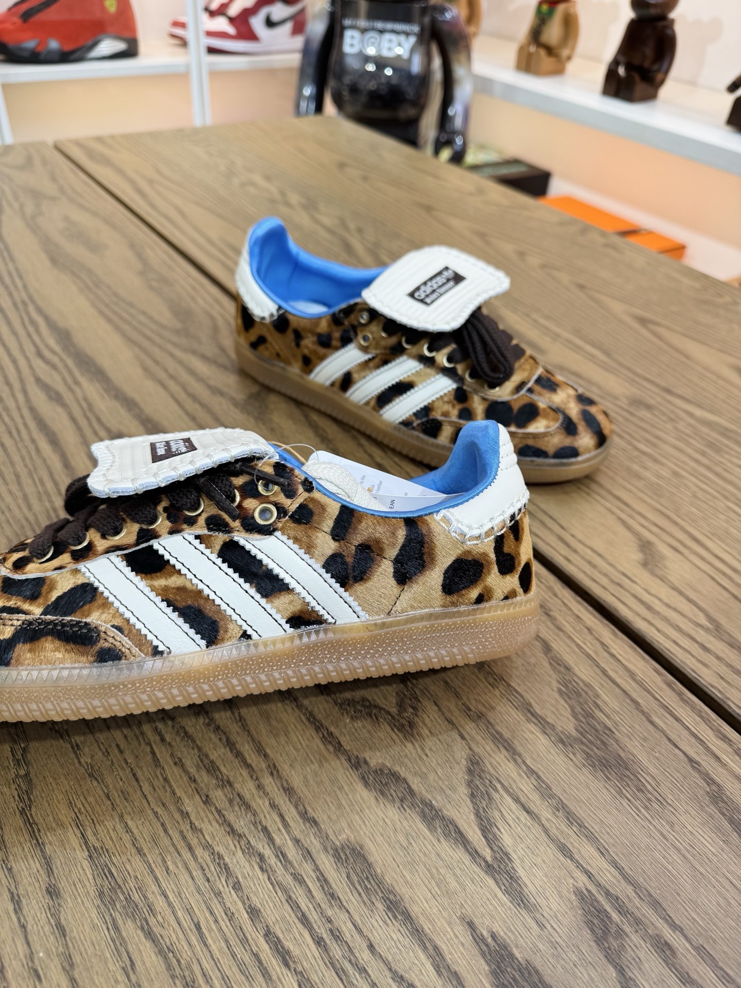 WALES BONNER x Samba IE0578 豹紋馬毛鞋面 Pony Tonal 高級感