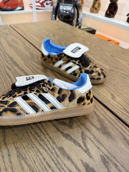 WALES BONNER x Samba IE0578 豹紋馬毛鞋面 Pony Tonal 高級感