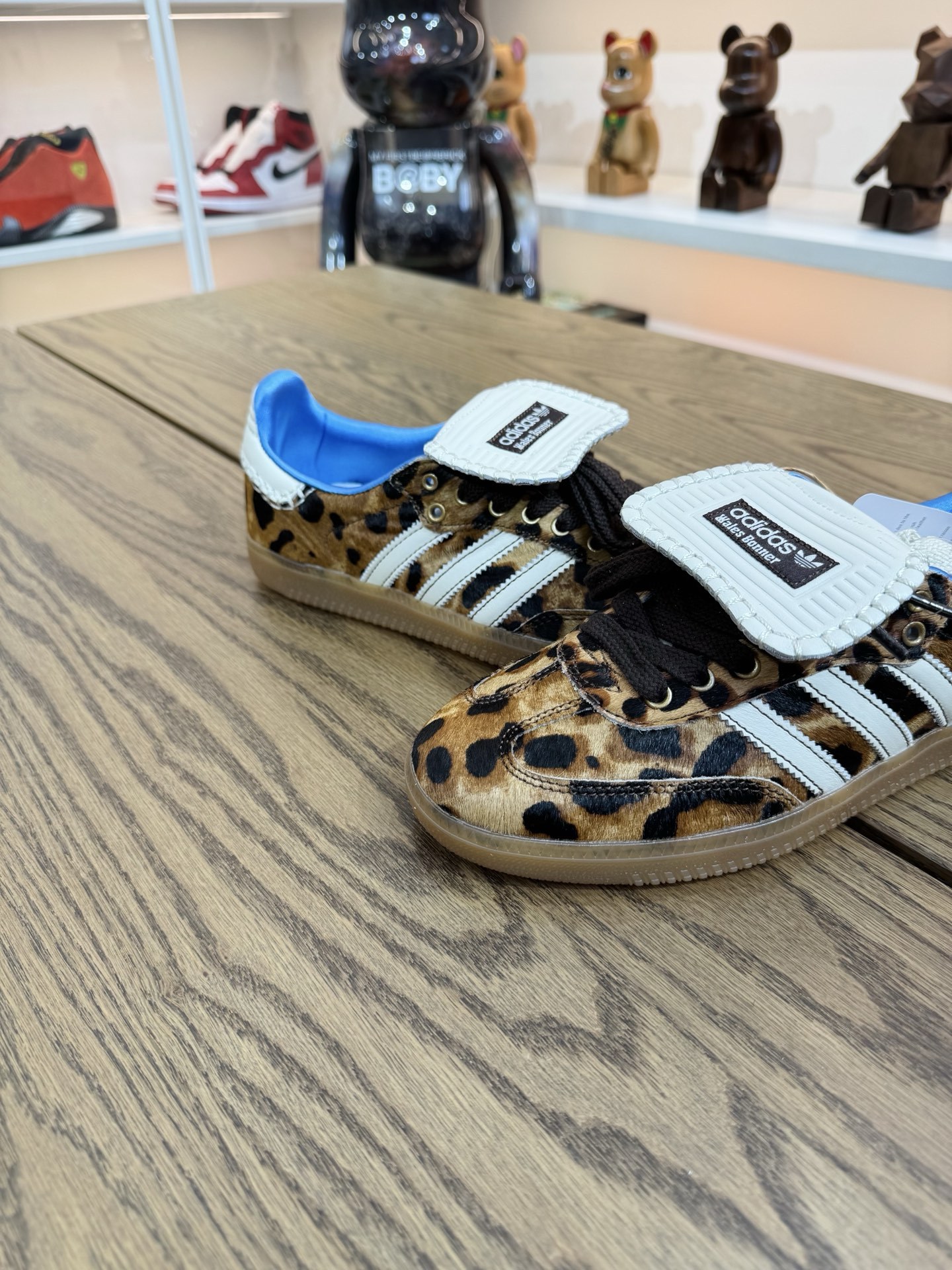 WALES BONNER x Samba IE0578 豹紋馬毛鞋面 Pony Tonal 高級感