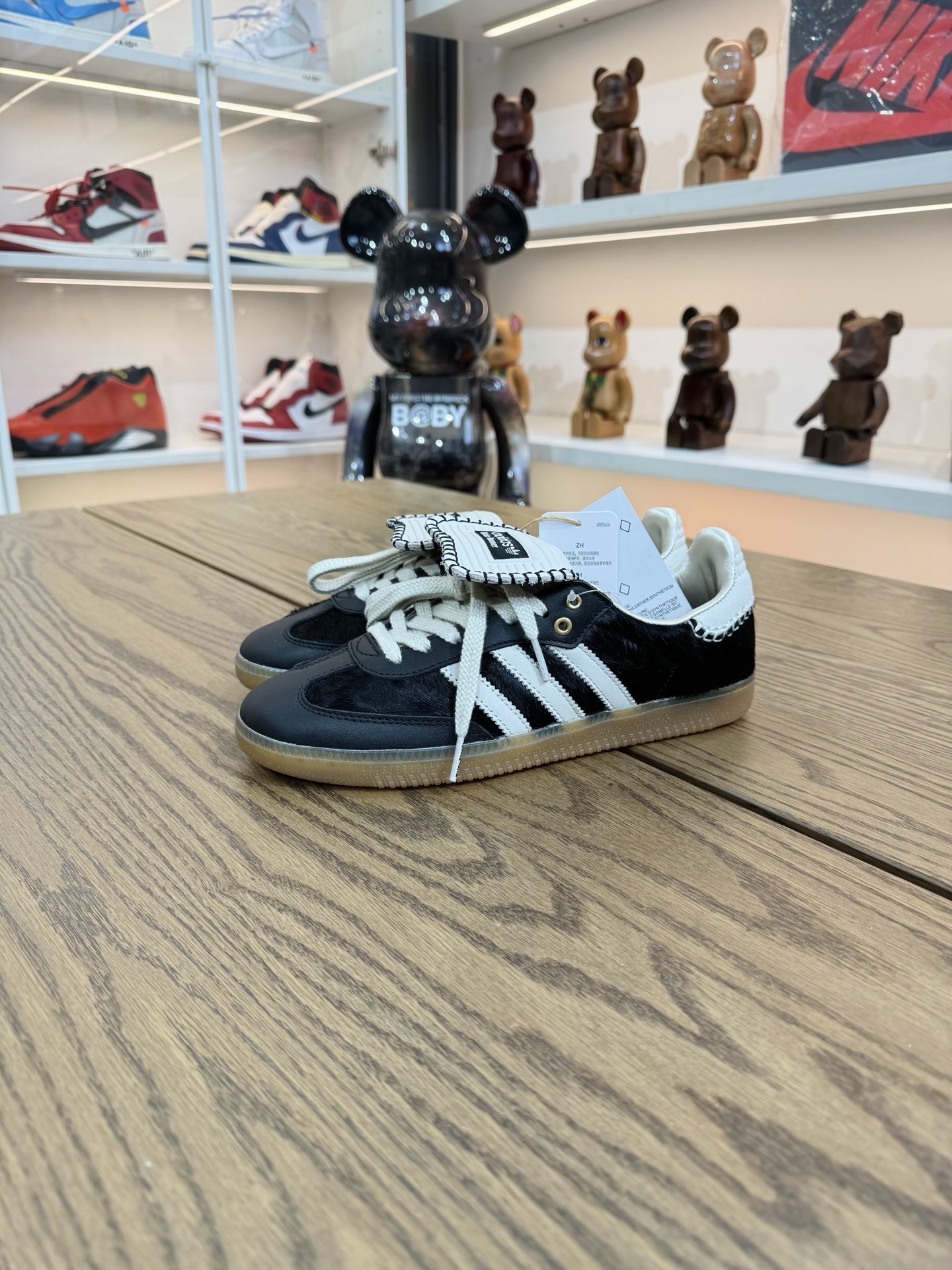 WALES BONNER x Samba IE0580 Pony Tonal 馬毛鞋面 高級感很濃