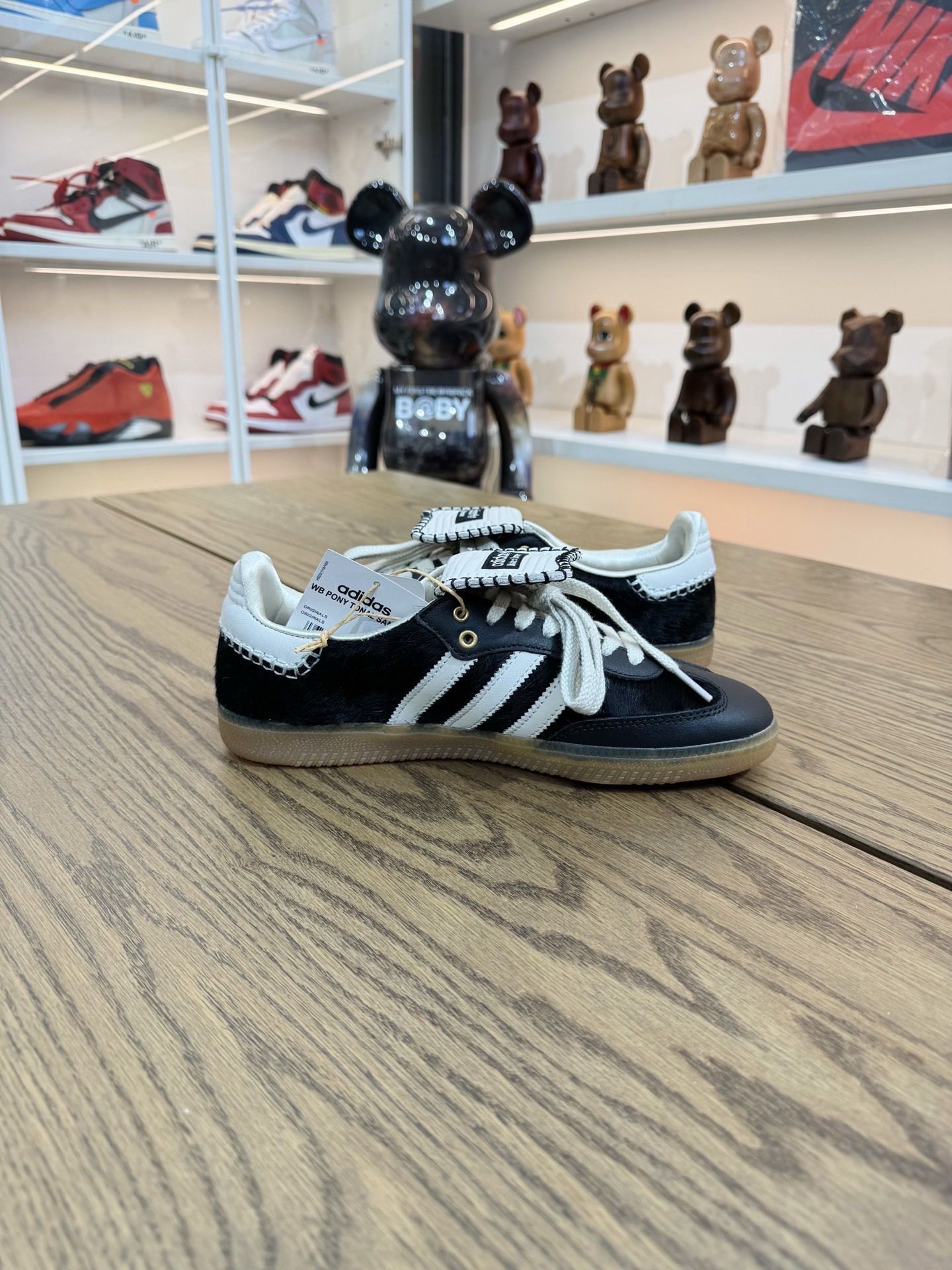 WALES BONNER x Samba IE0580 Pony Tonal 馬毛鞋面 高級感很濃