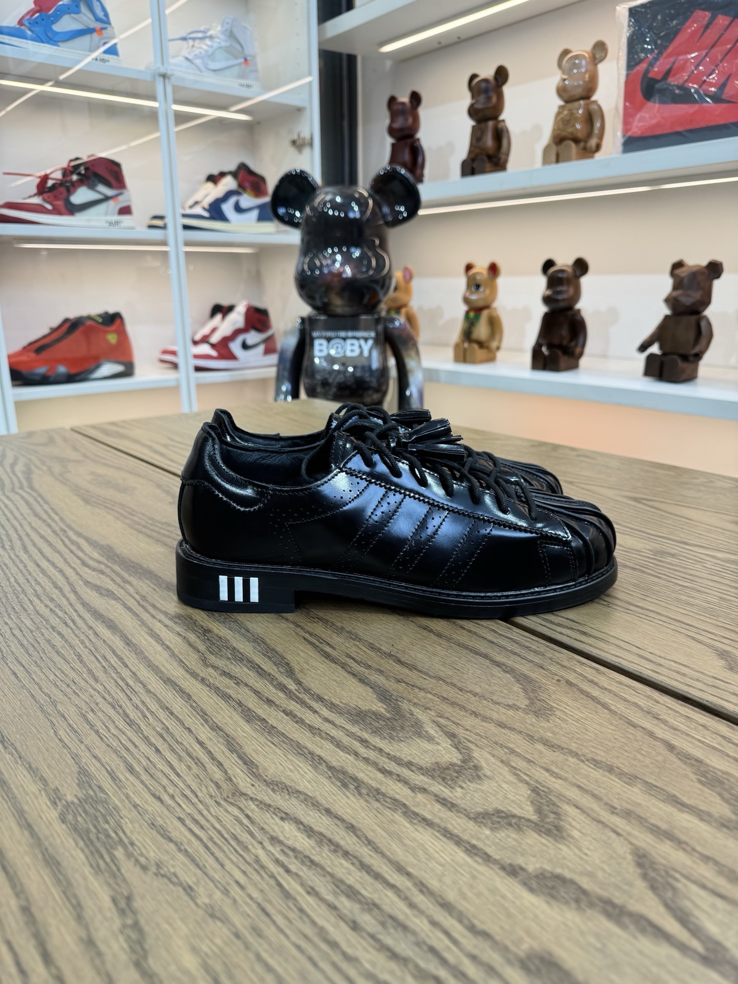 CLOT x SUPERSTAR Dress JR2814  男女同款 黑色坡跟