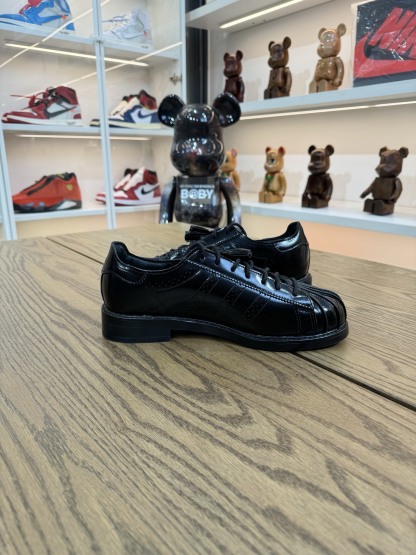 CLOT x SUPERSTAR Dress JR2814  男女同款 黑色坡跟