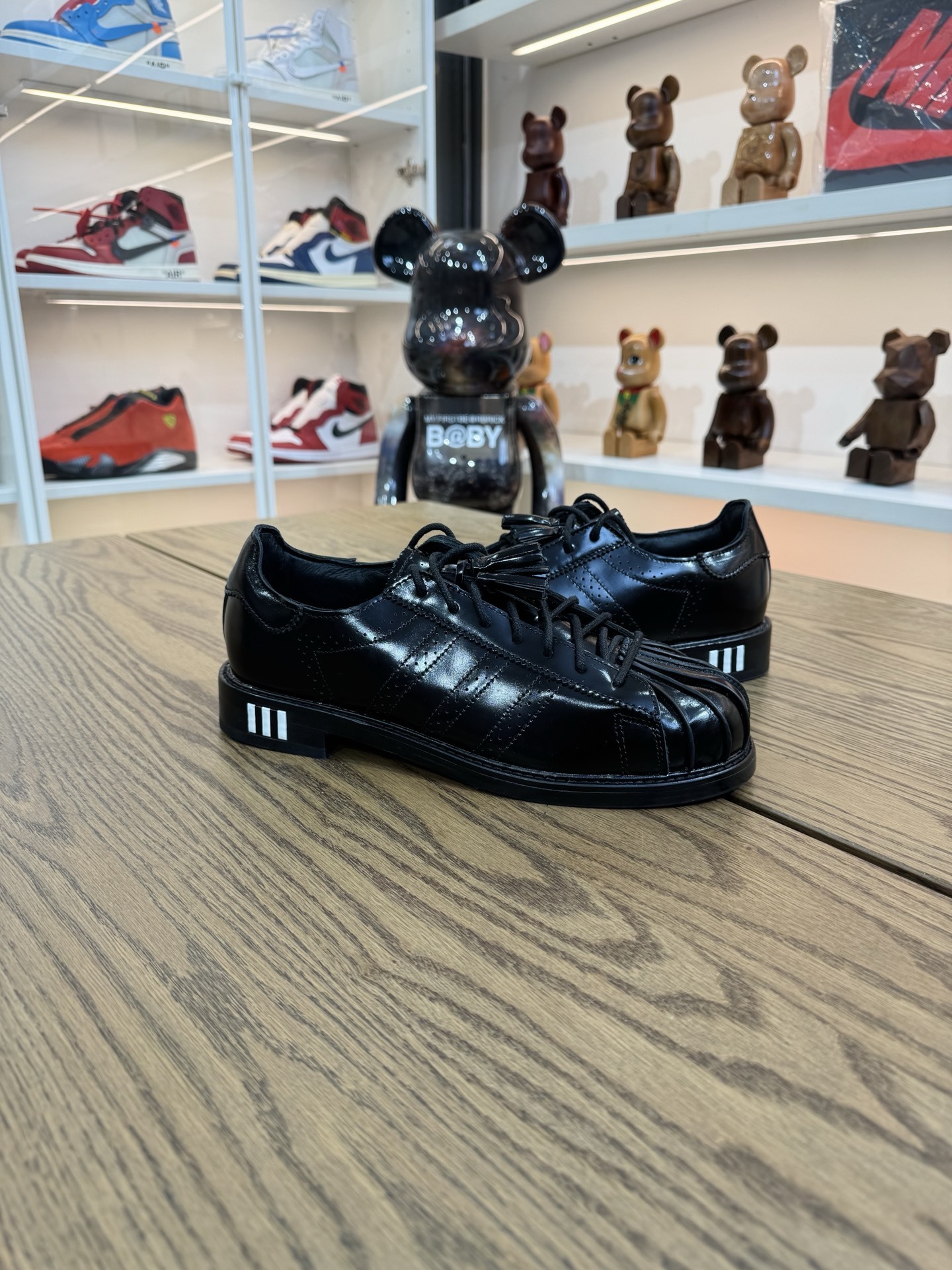 CLOT x SUPERSTAR Dress JR2814  男女同款 黑色坡跟