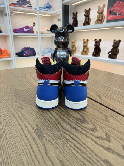 Jordan × Union x Fragment Design AJ1 High OG 三方聯名 黑白藍 尺碼 40-48.5「US7-14」 IO7847-002