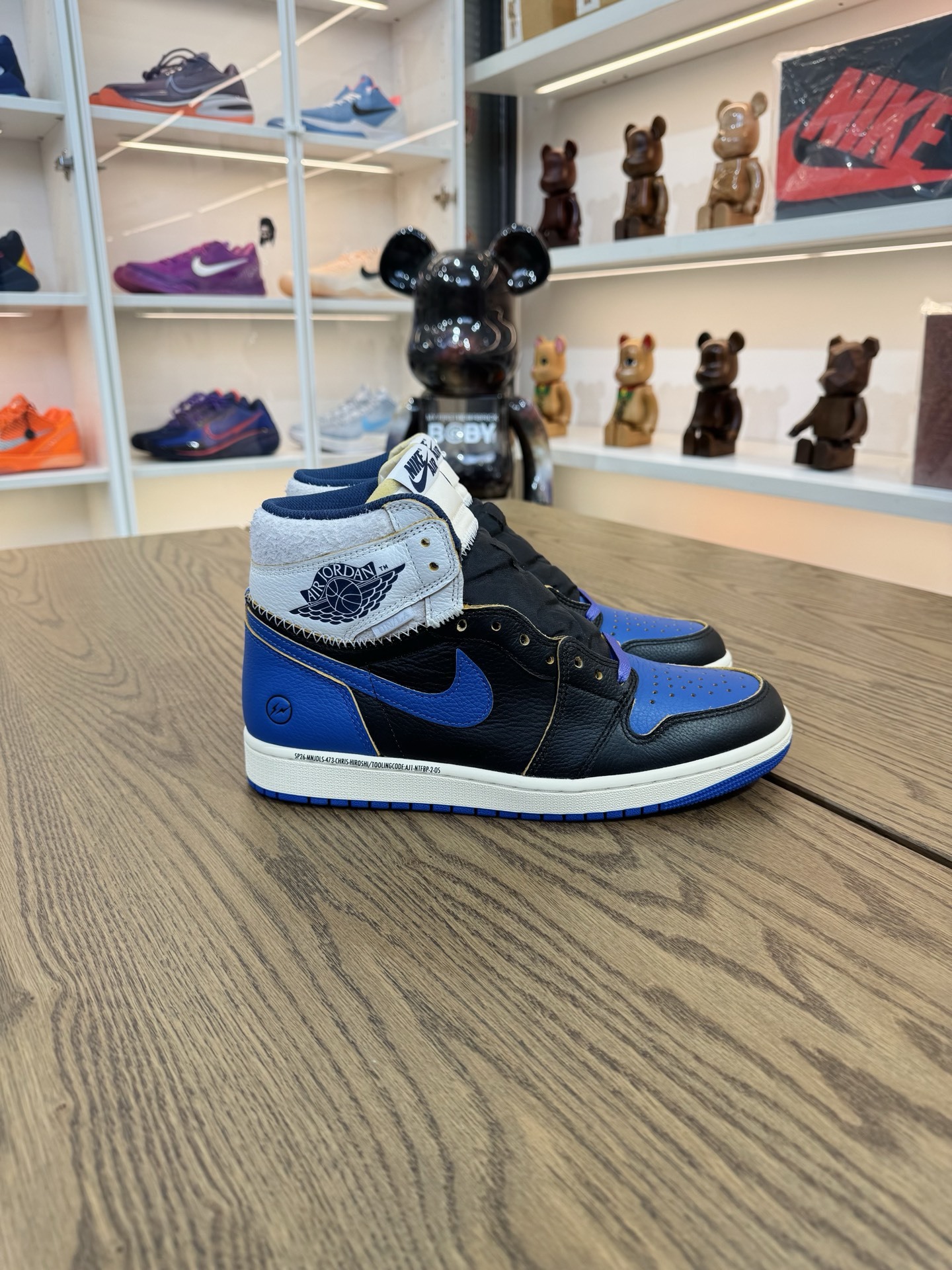 Jordan × Union x Fragment Design  AJ1 High OG SP Royal 三方聯名 皇家藍  尺碼 40-48.5「US7-14」 IO7847-001