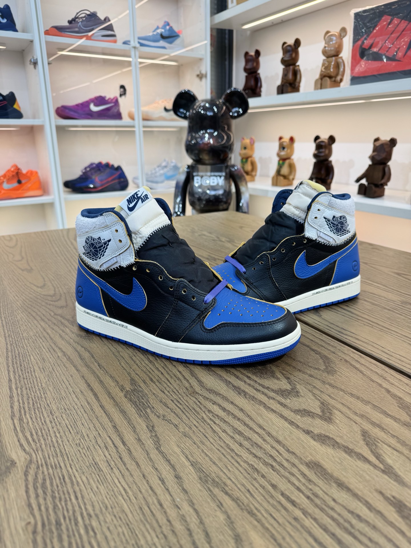 Jordan × Union x Fragment Design  AJ1 High OG SP Royal 三方聯名 皇家藍  尺碼 40-48.5「US7-14」 IO7847-001