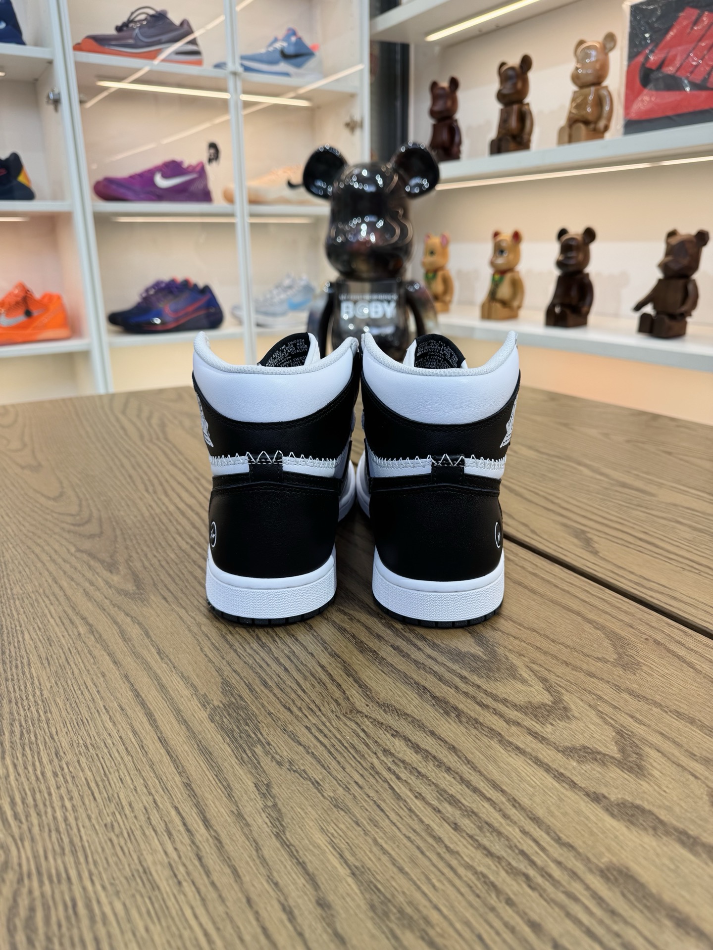 Jordan × Union x Fragment Design AJ1 High OG SP 三方聯名 黑白色 尺碼 40-48.5「US7-14」 II7282-100