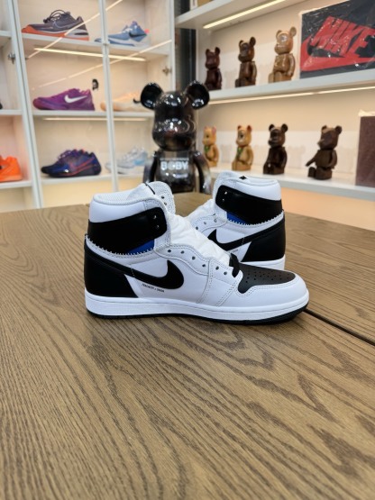 Jordan × Union x Fragment Design AJ1 High OG SP 三方聯名 黑白色 尺碼 40-48.5「US7-14」 II7282-100