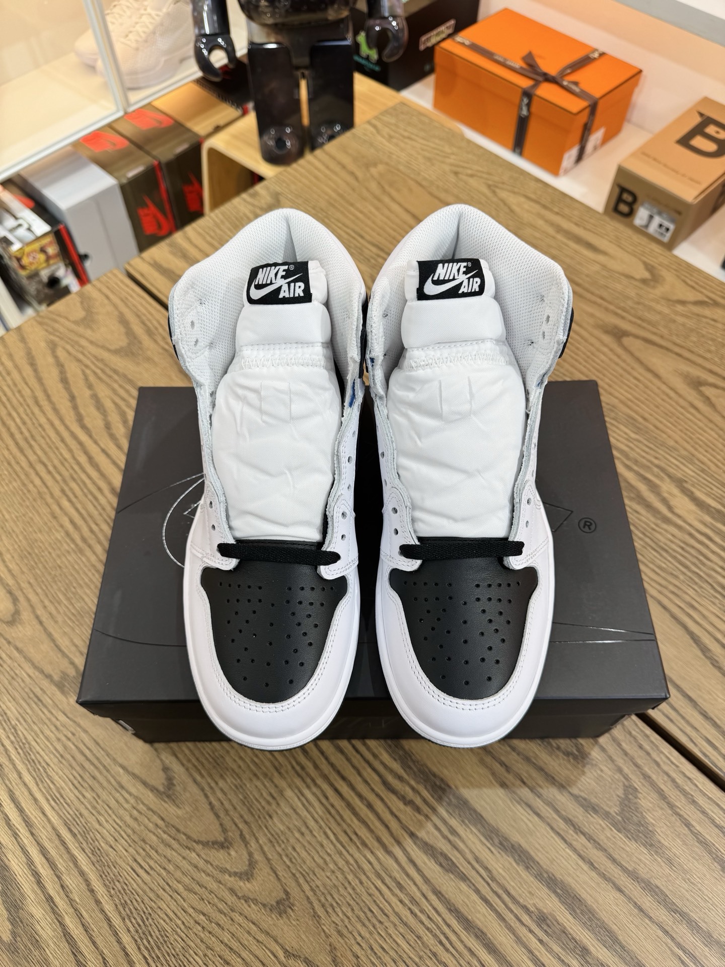 Jordan × Union x Fragment Design AJ1 High OG SP 三方聯名 黑白色 尺碼 40-48.5「US7-14」 II7282-100