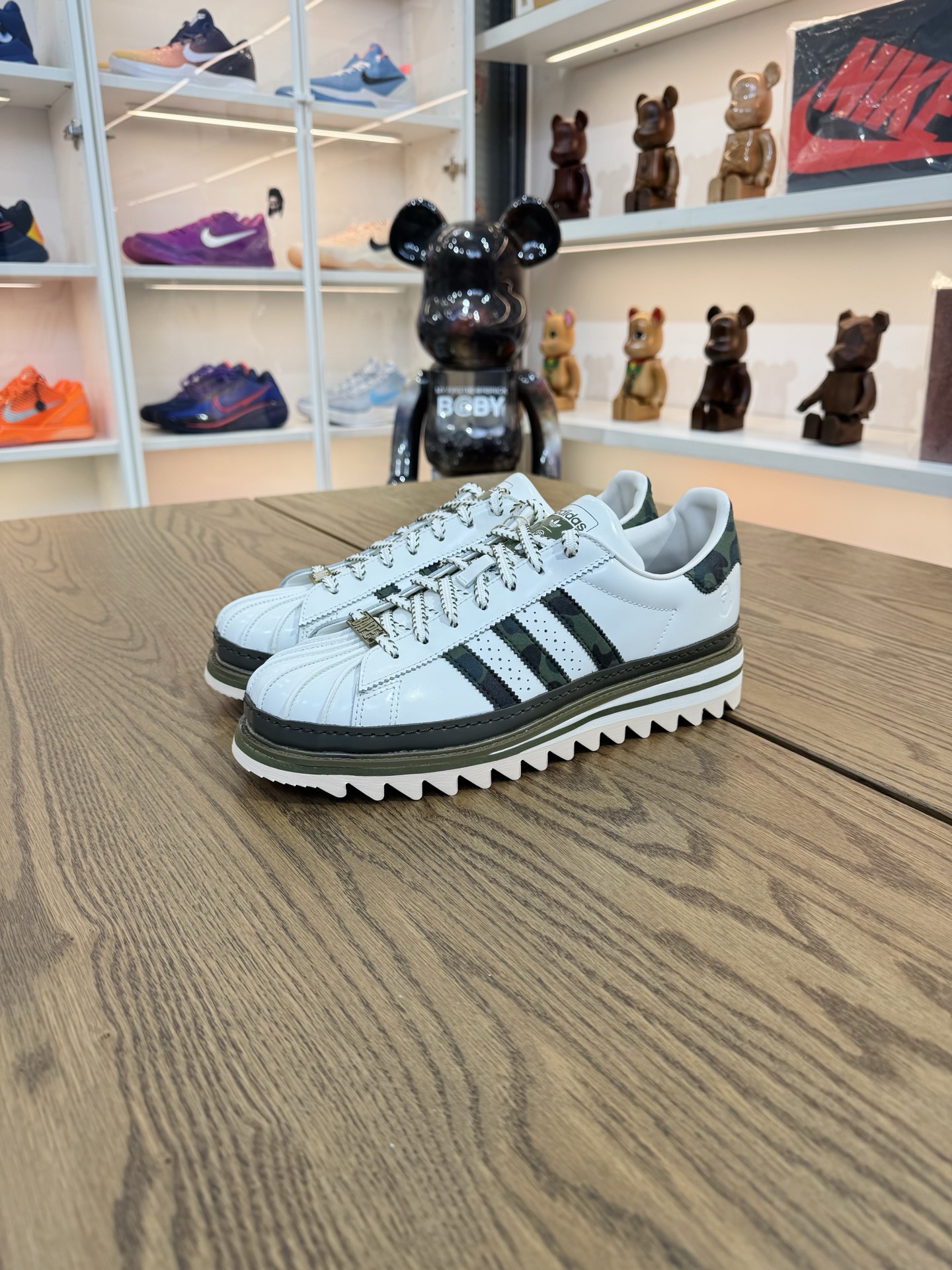 CLOT x BAPE × Adidas Originals SUPERSTAR  冠希哥三方聯名 KJ1473  尺碼 36-46「US4-11.5」