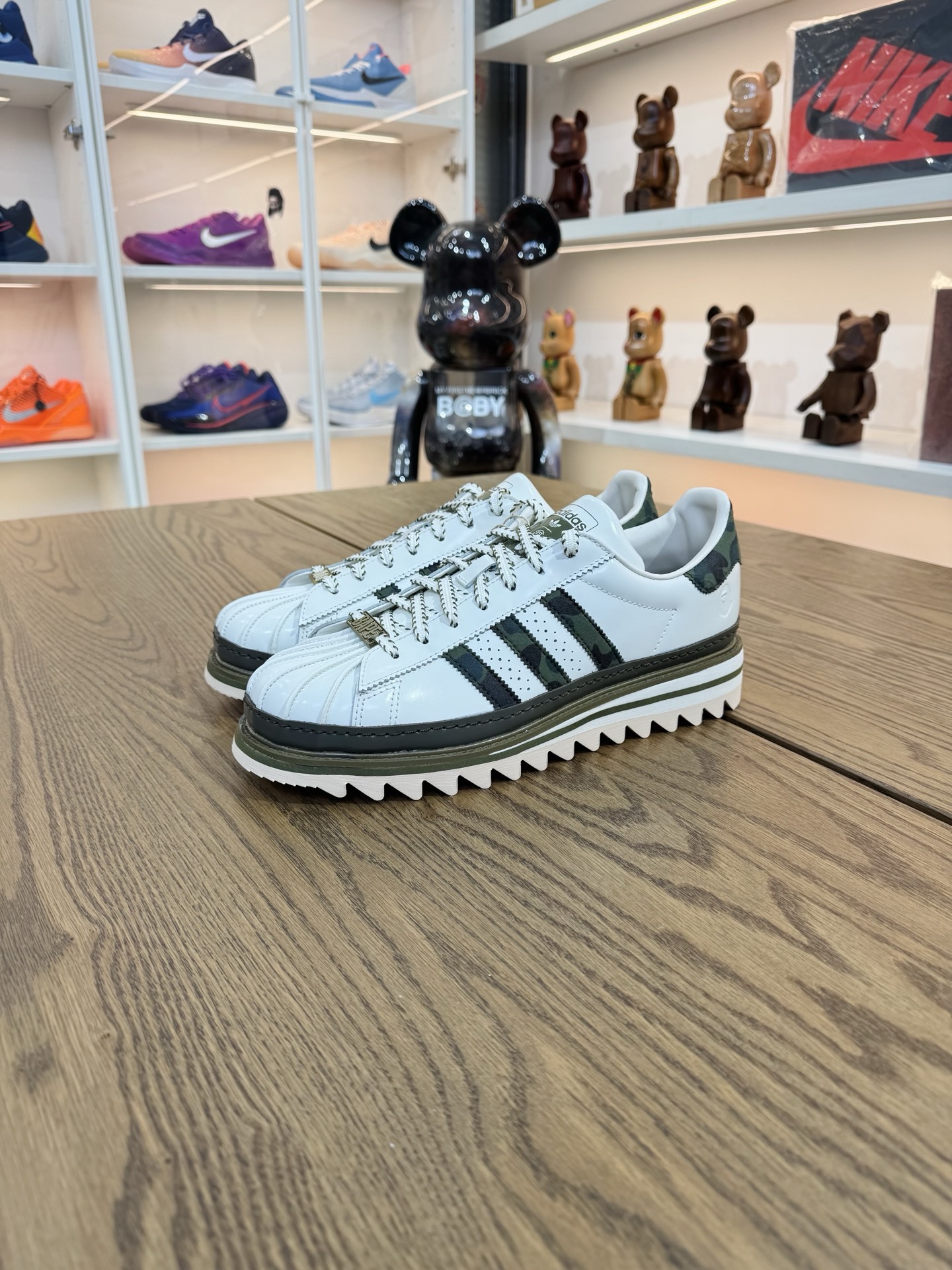 CLOT x BAPE × Adidas Originals SUPERSTAR  冠希哥三方聯名 KJ1473  尺碼 36-46「US4-11.5」