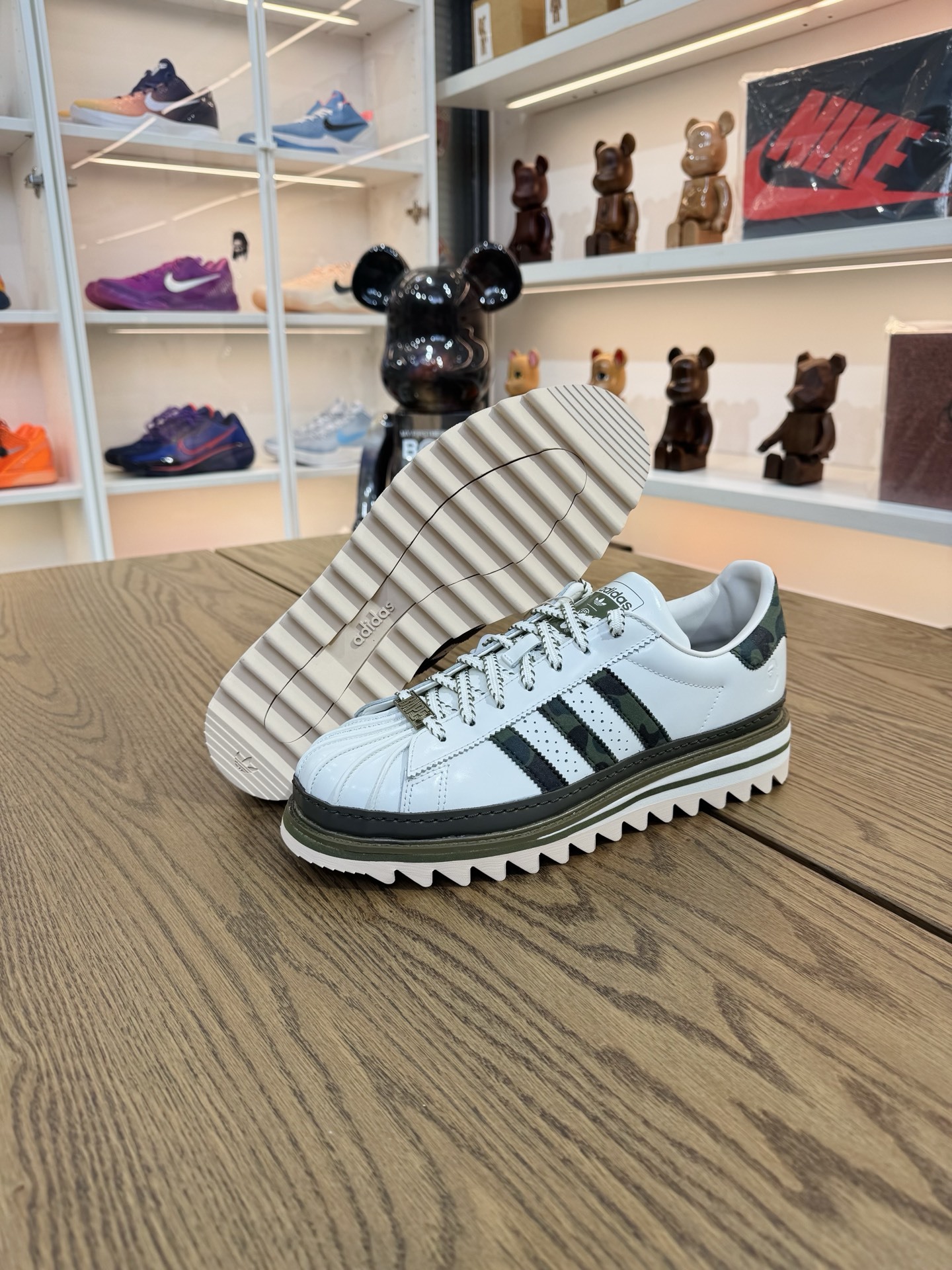 CLOT x BAPE × Adidas Originals SUPERSTAR  冠希哥三方聯名 KJ1473  尺碼 36-46「US4-11.5」