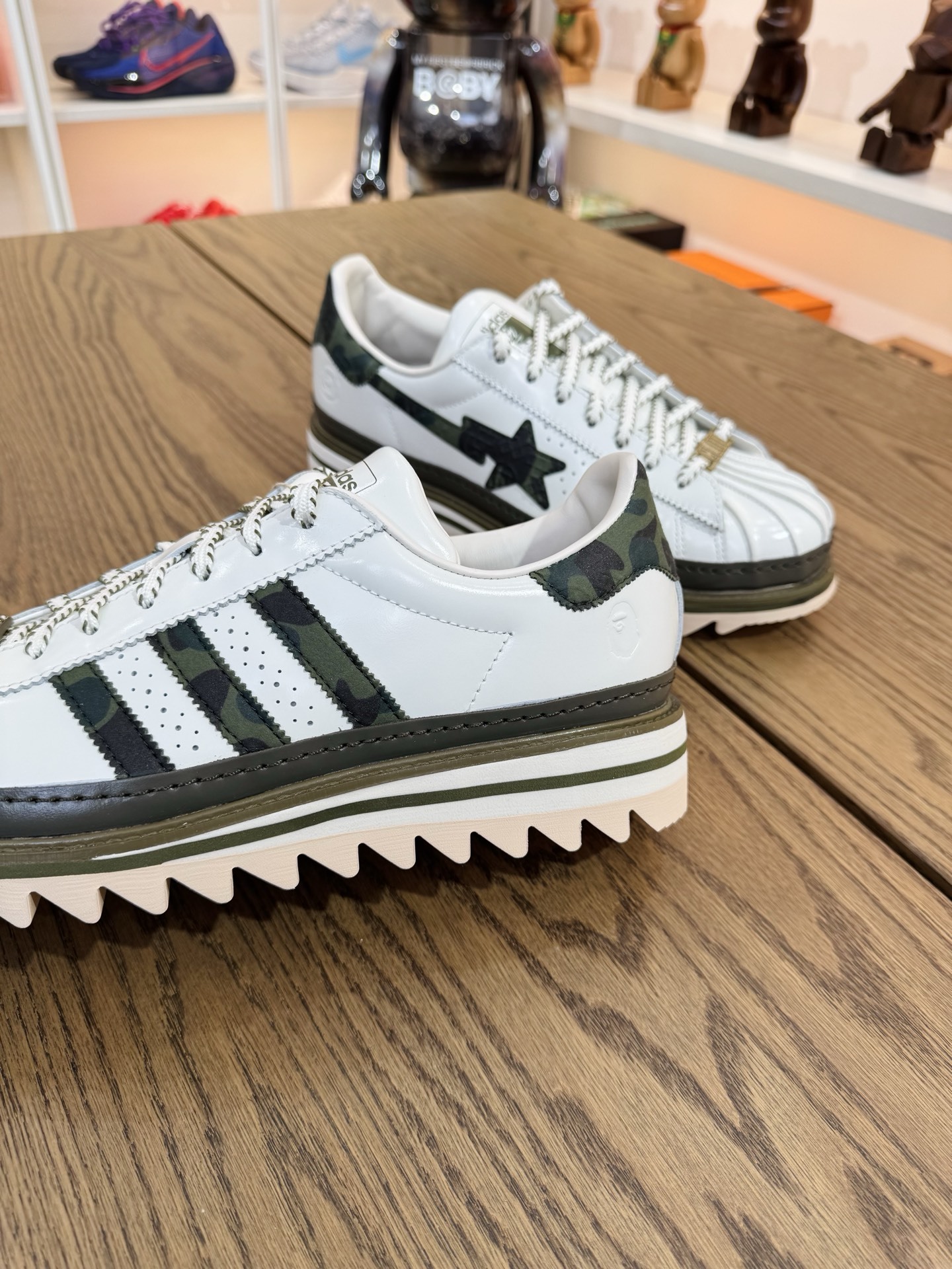 CLOT x BAPE × Adidas Originals SUPERSTAR  冠希哥三方聯名 KJ1473  尺碼 36-46「US4-11.5」