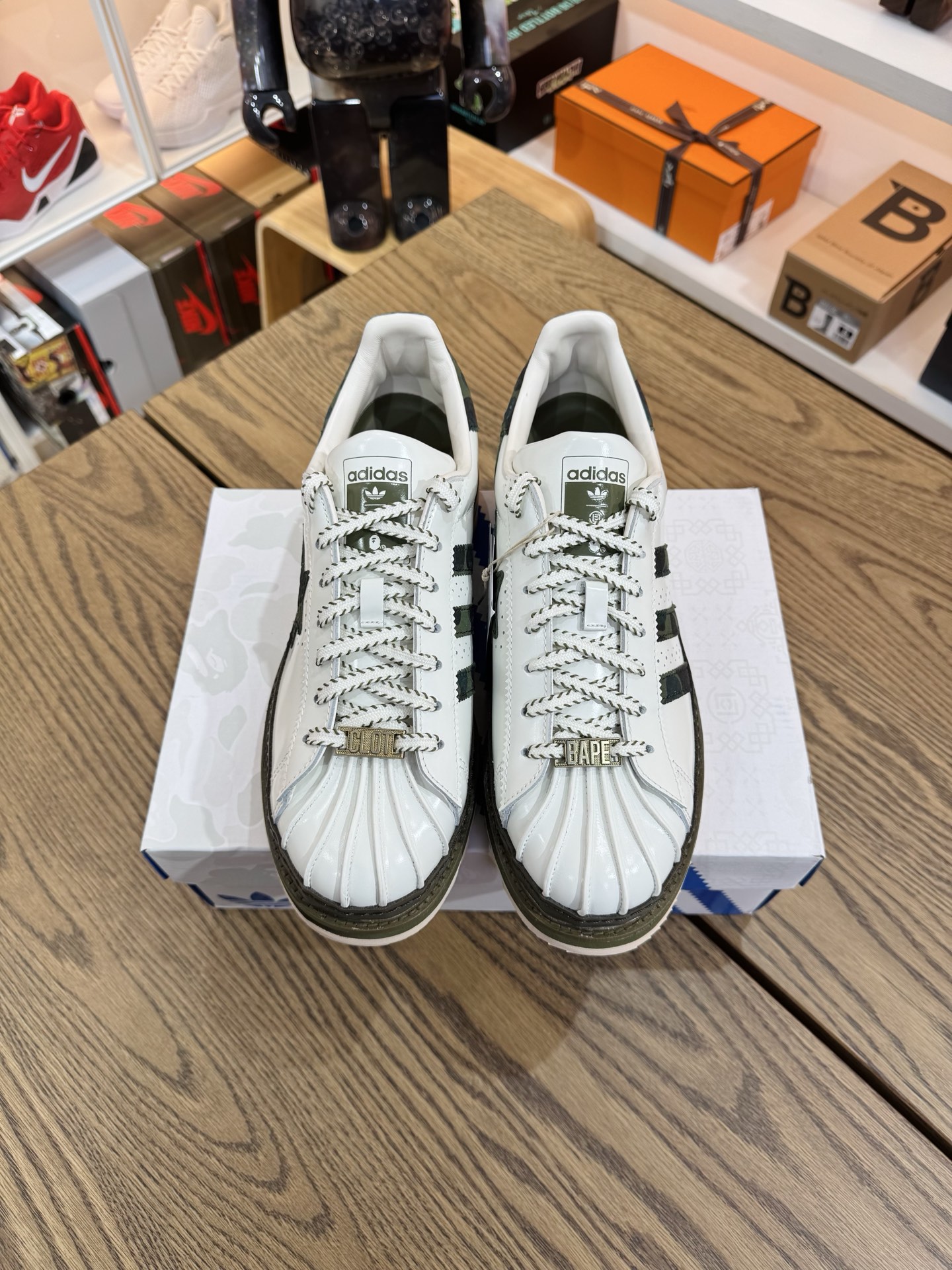 CLOT x BAPE × Adidas Originals SUPERSTAR  冠希哥三方聯名 KJ1473  尺碼 36-46「US4-11.5」