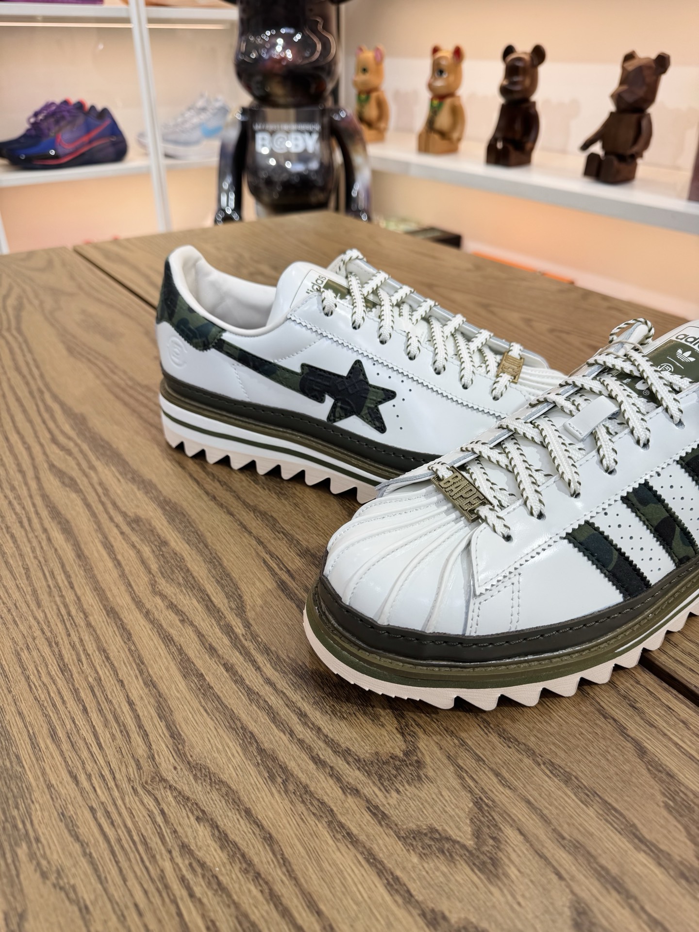 CLOT x BAPE × Adidas Originals SUPERSTAR  冠希哥三方聯名 KJ1473  尺碼 36-46「US4-11.5」