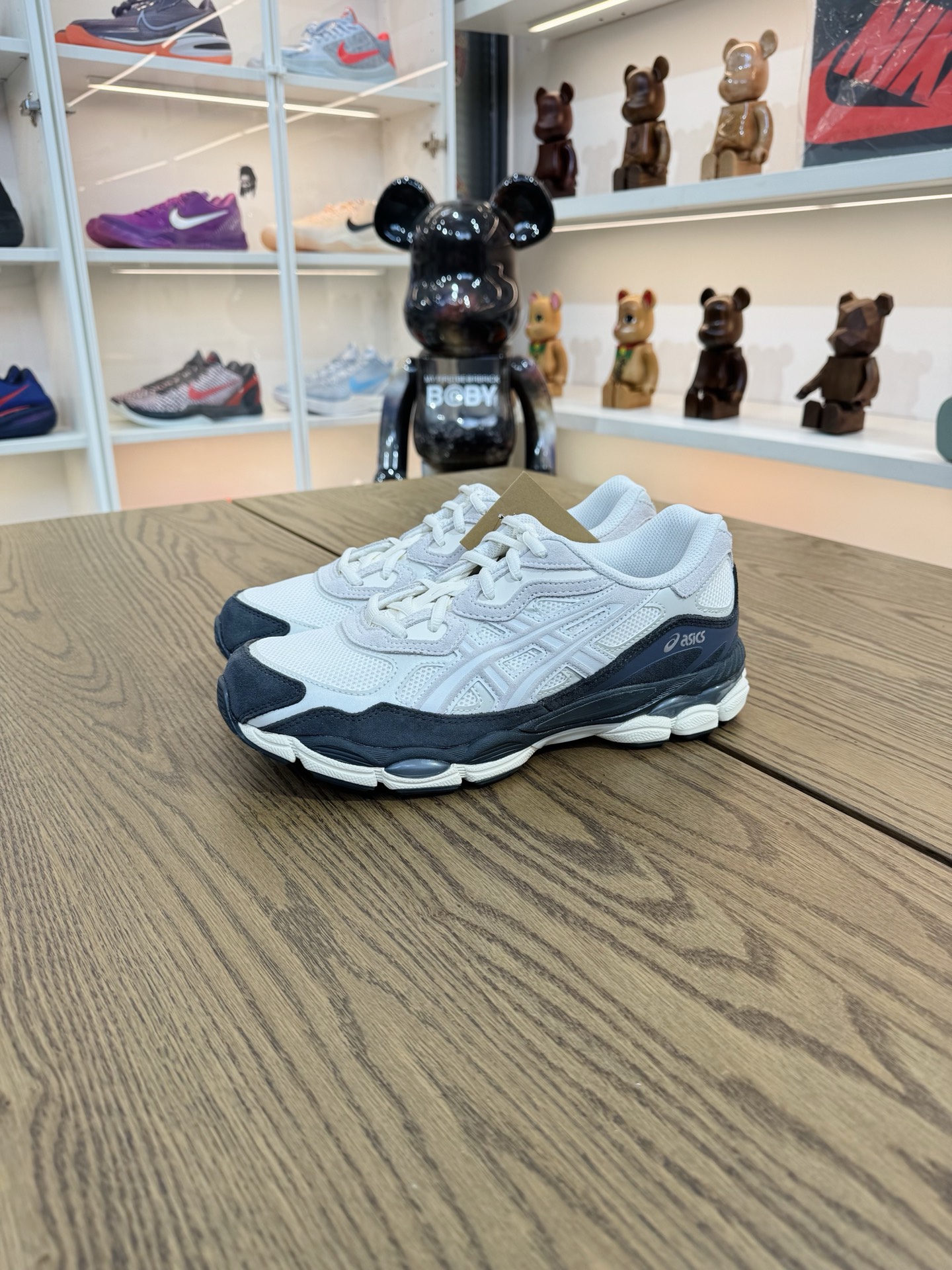 ASICS GEL NYC 復古款 白灰色 1203A383-111