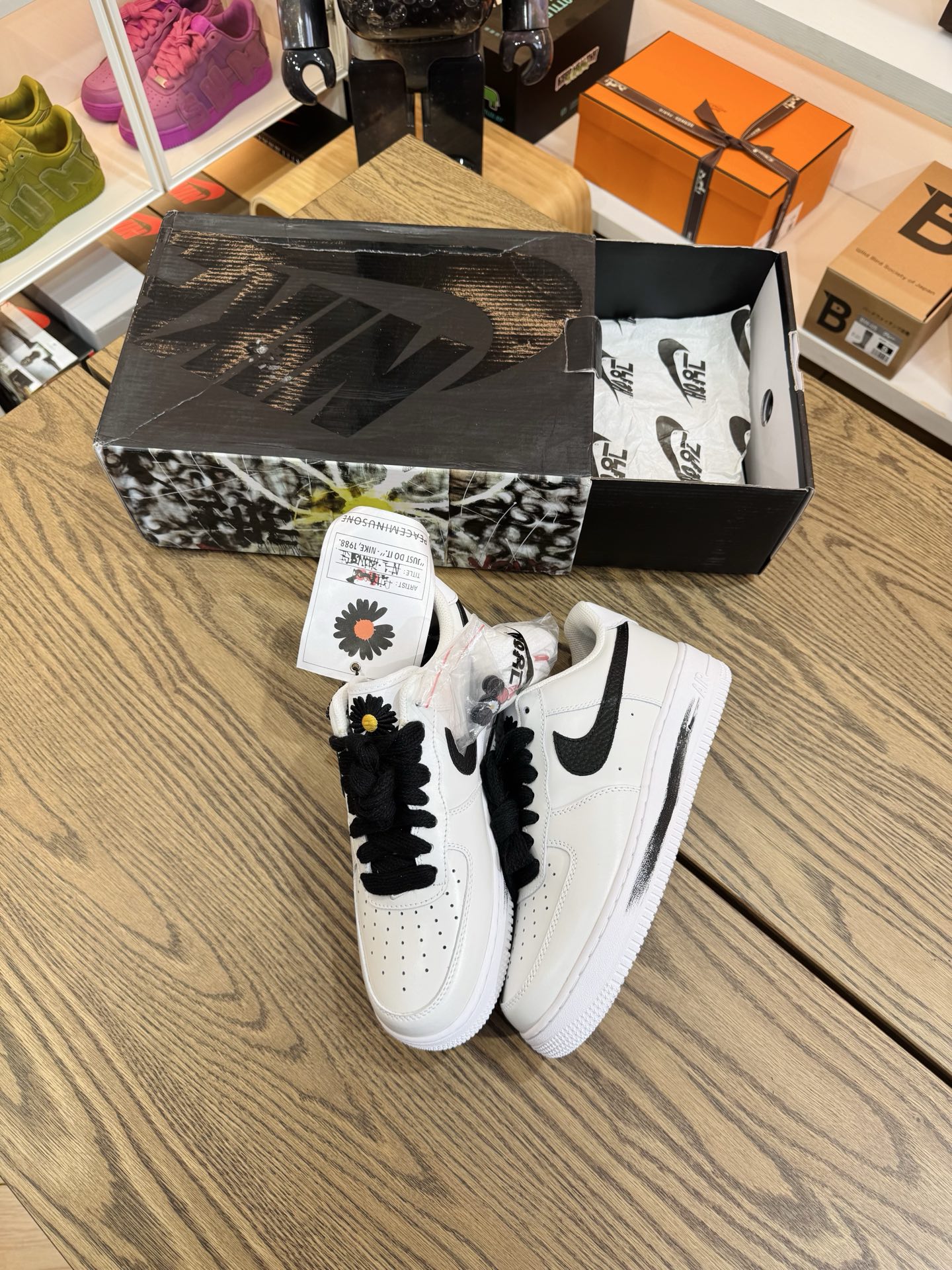 【💥清倉特價💥】 AF1 權志龍 白色 尺碼 41-US8-26 品相佳：G（編號2）鞋盒舊 