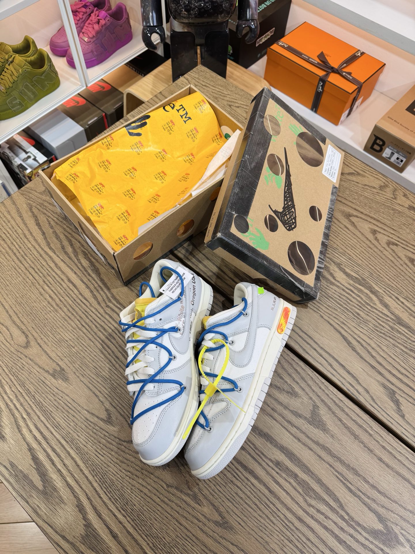 【💥清倉特價💥】 DUNK OW 配色No.10 尺碼 42-US8.5-26.5 品相佳：G 