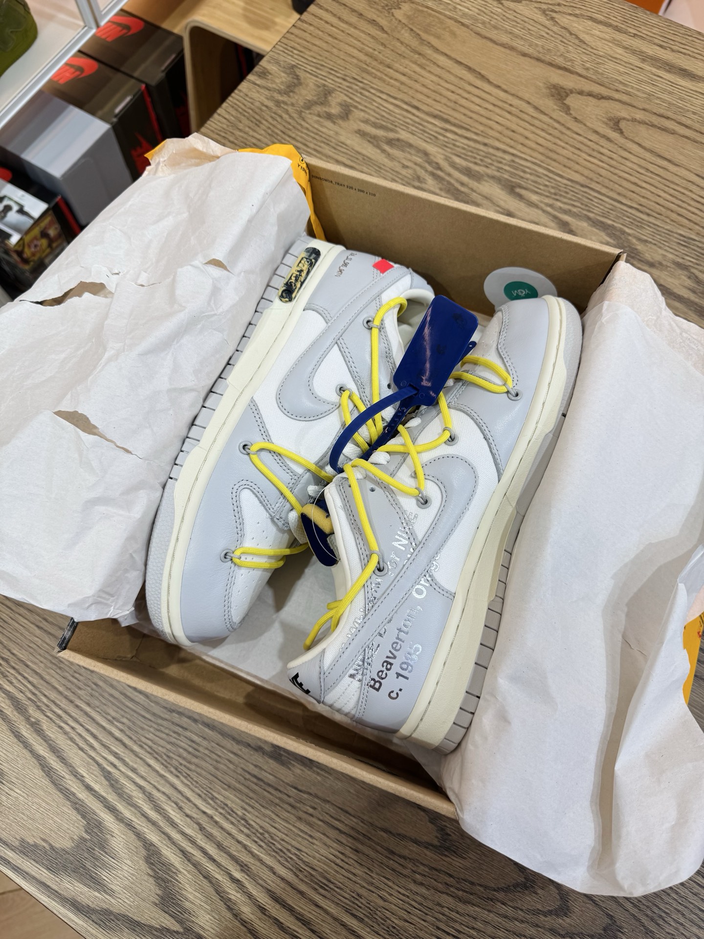 【💥清倉特價💥】 DUNK OW 配色No.27 尺碼 42-US8.5-26.5 品相佳：G 