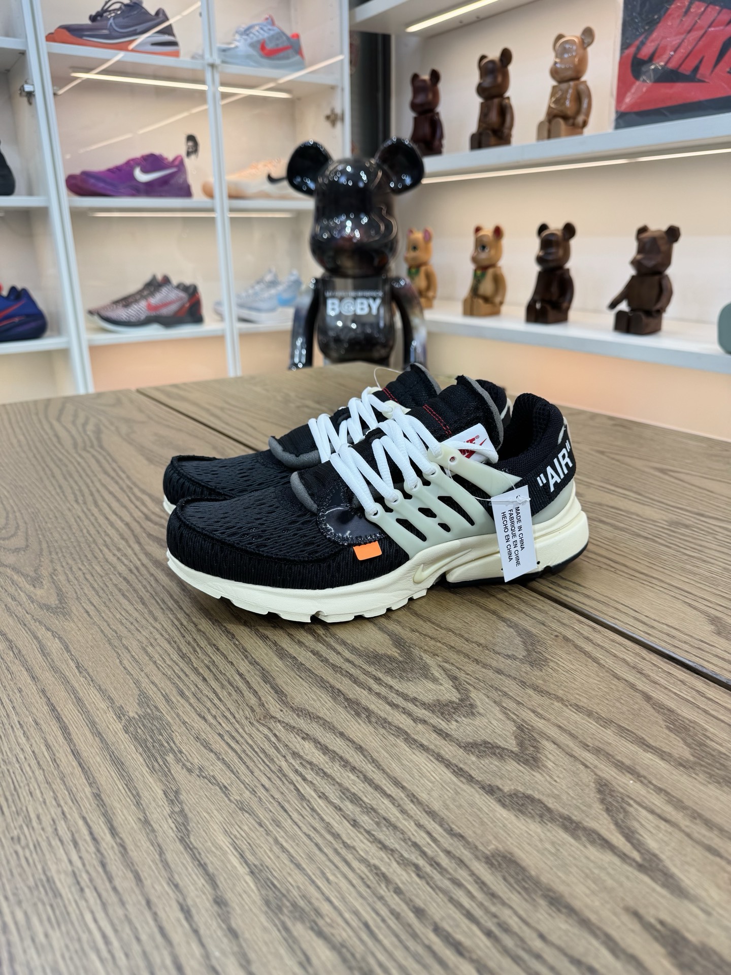 OW x Air Presto 黑白 AA3830-001