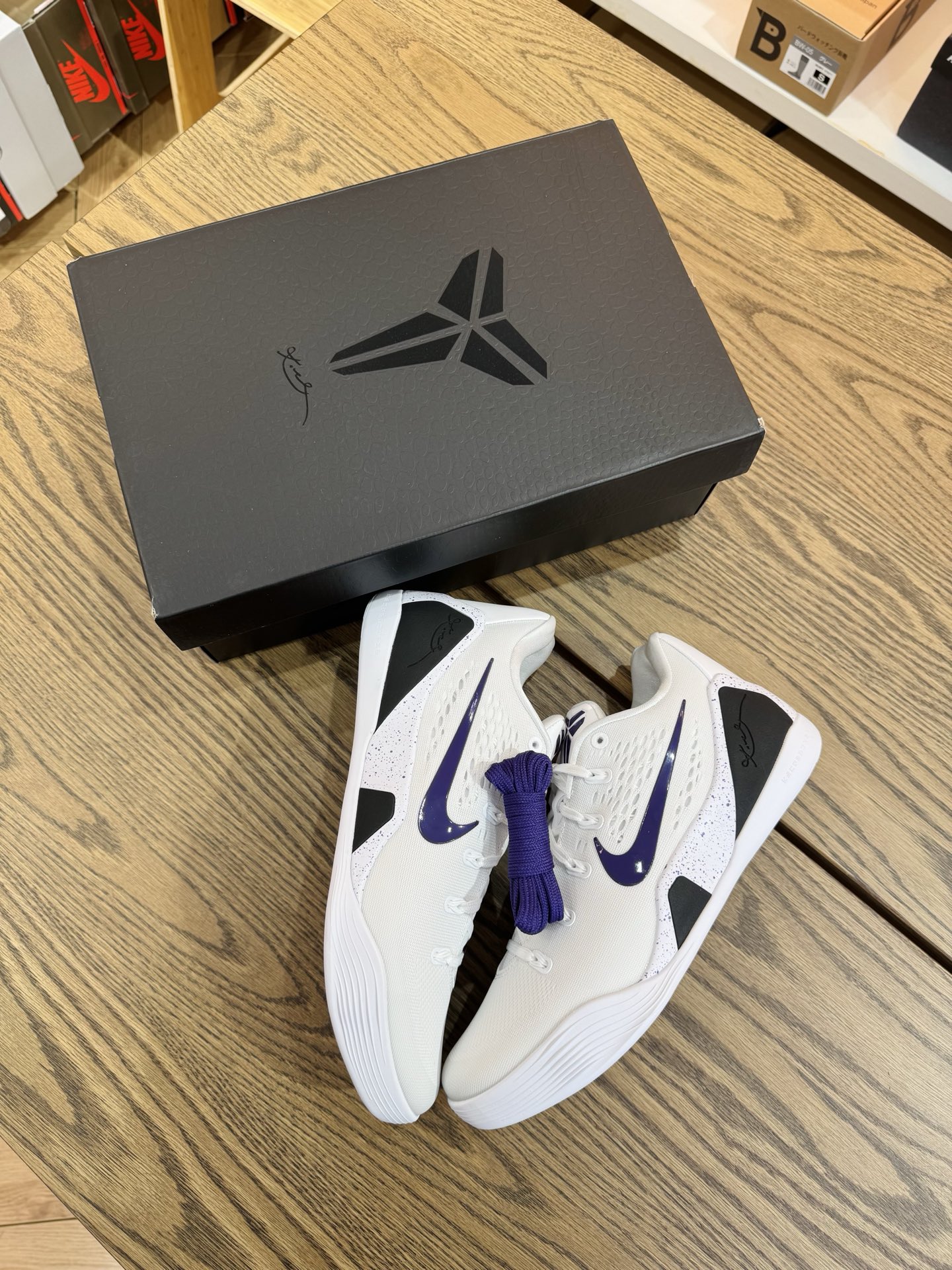 Kobe 9 Protro 白紫色 Elite Low EM IH1401-100
