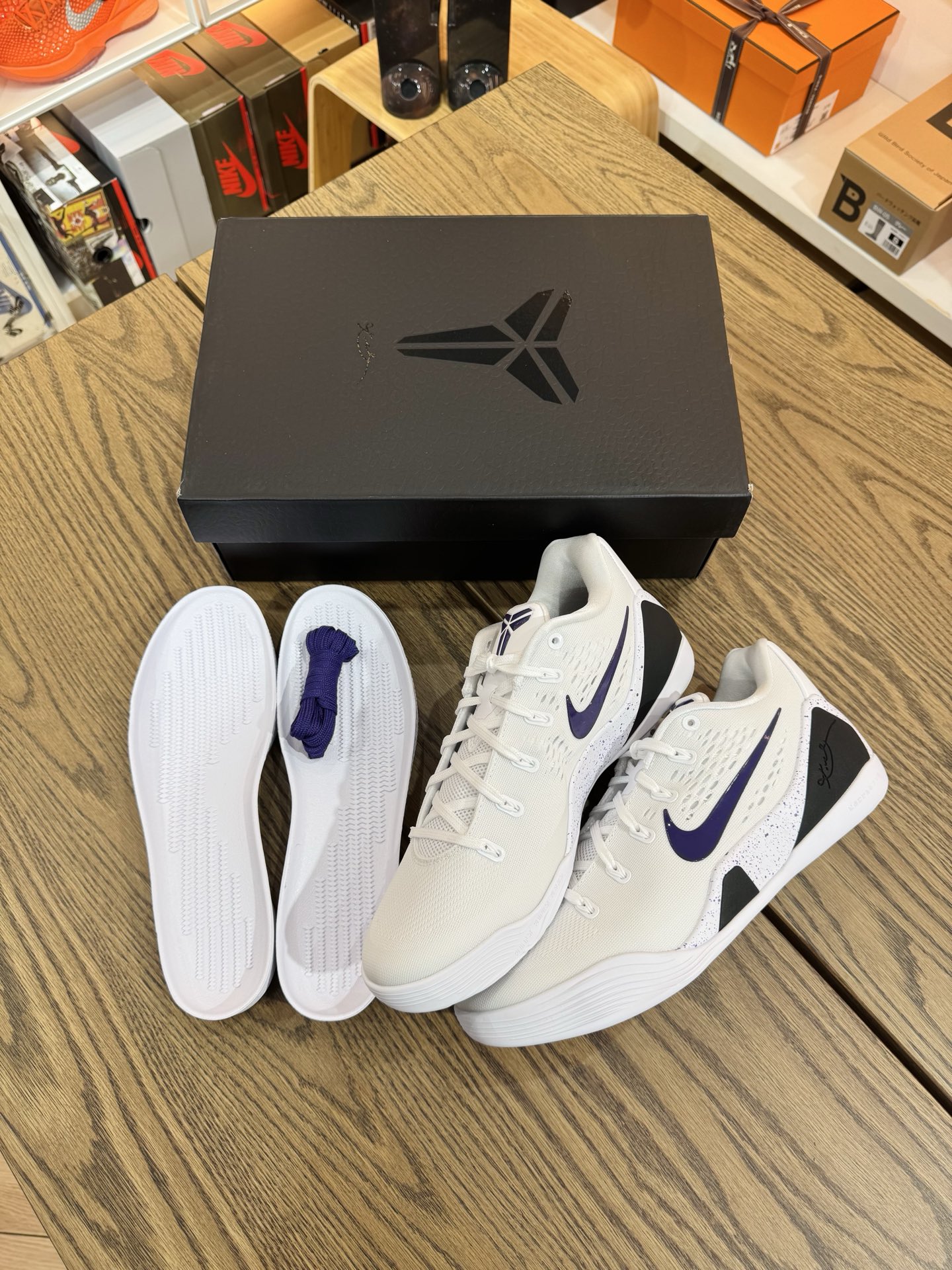 Kobe 9 Protro 白紫色 Elite Low EM IH1401-100