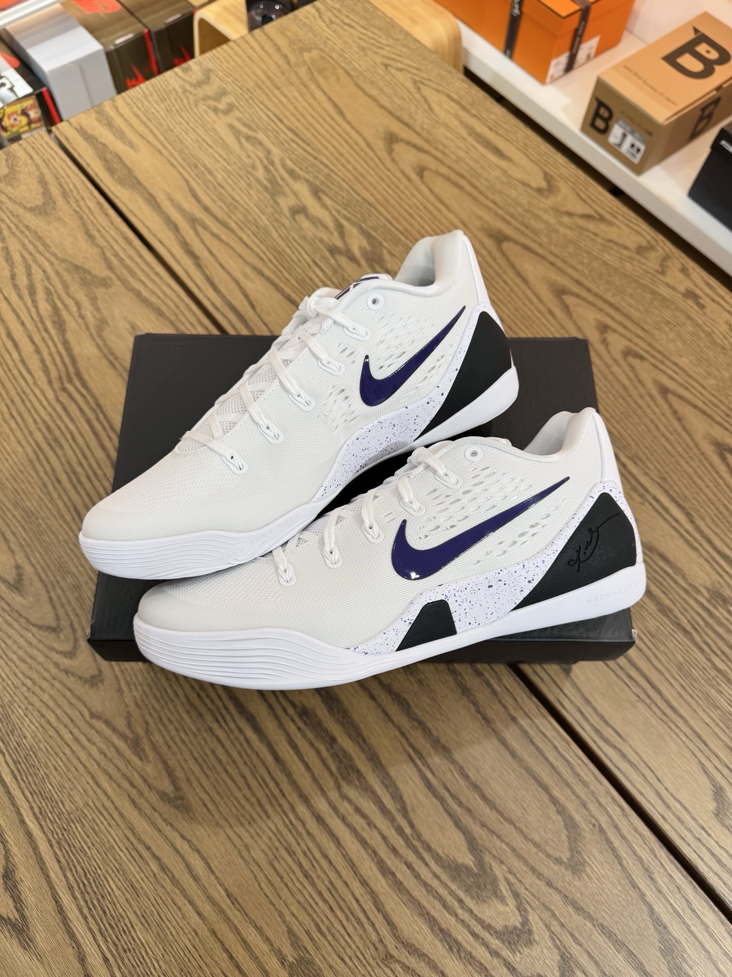 Kobe 9 Protro 白紫色 Elite Low EM IH1401-100