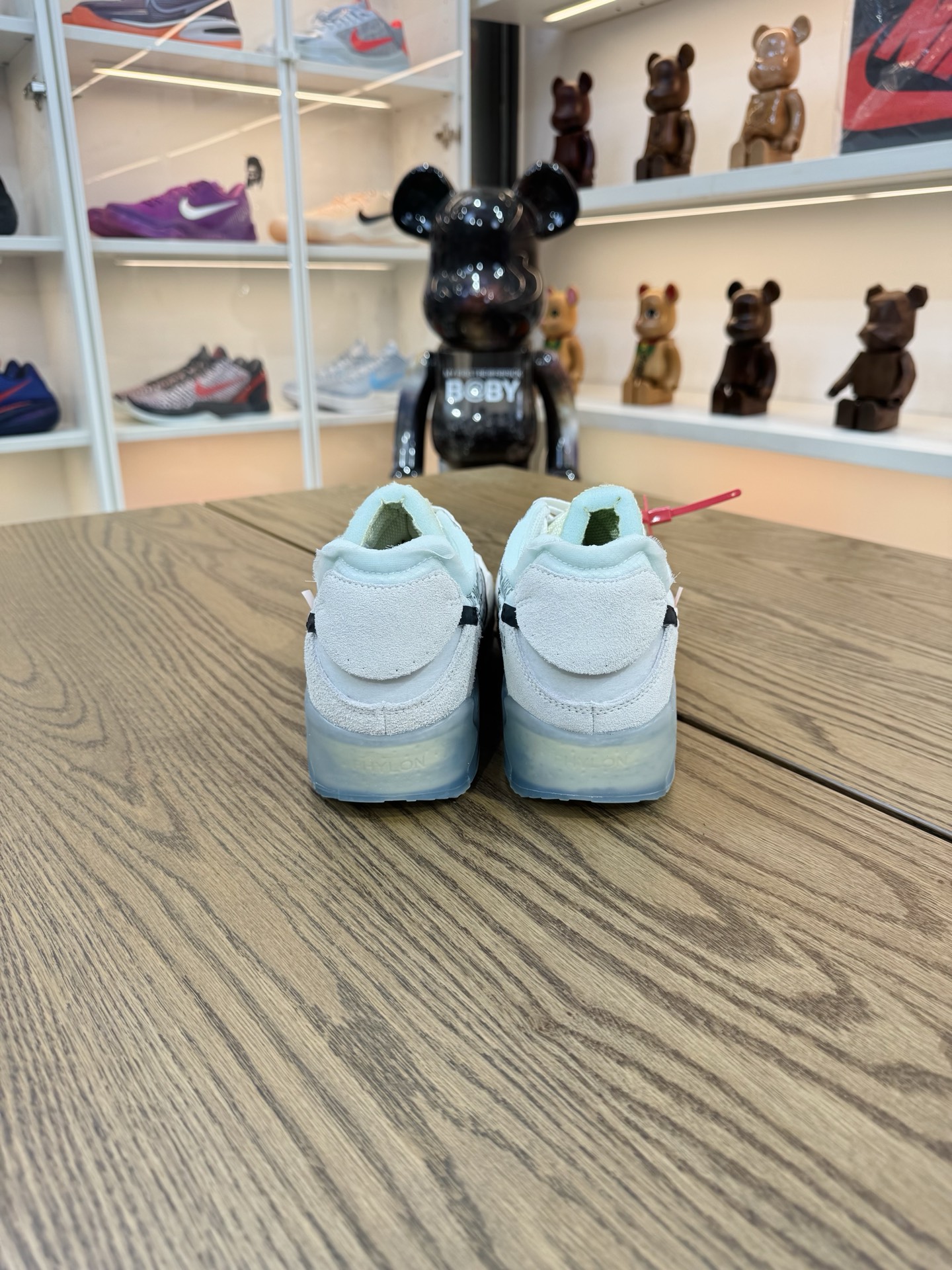 OW x Air Max 90 OG款 THE TEN 米白色 AA7293-100