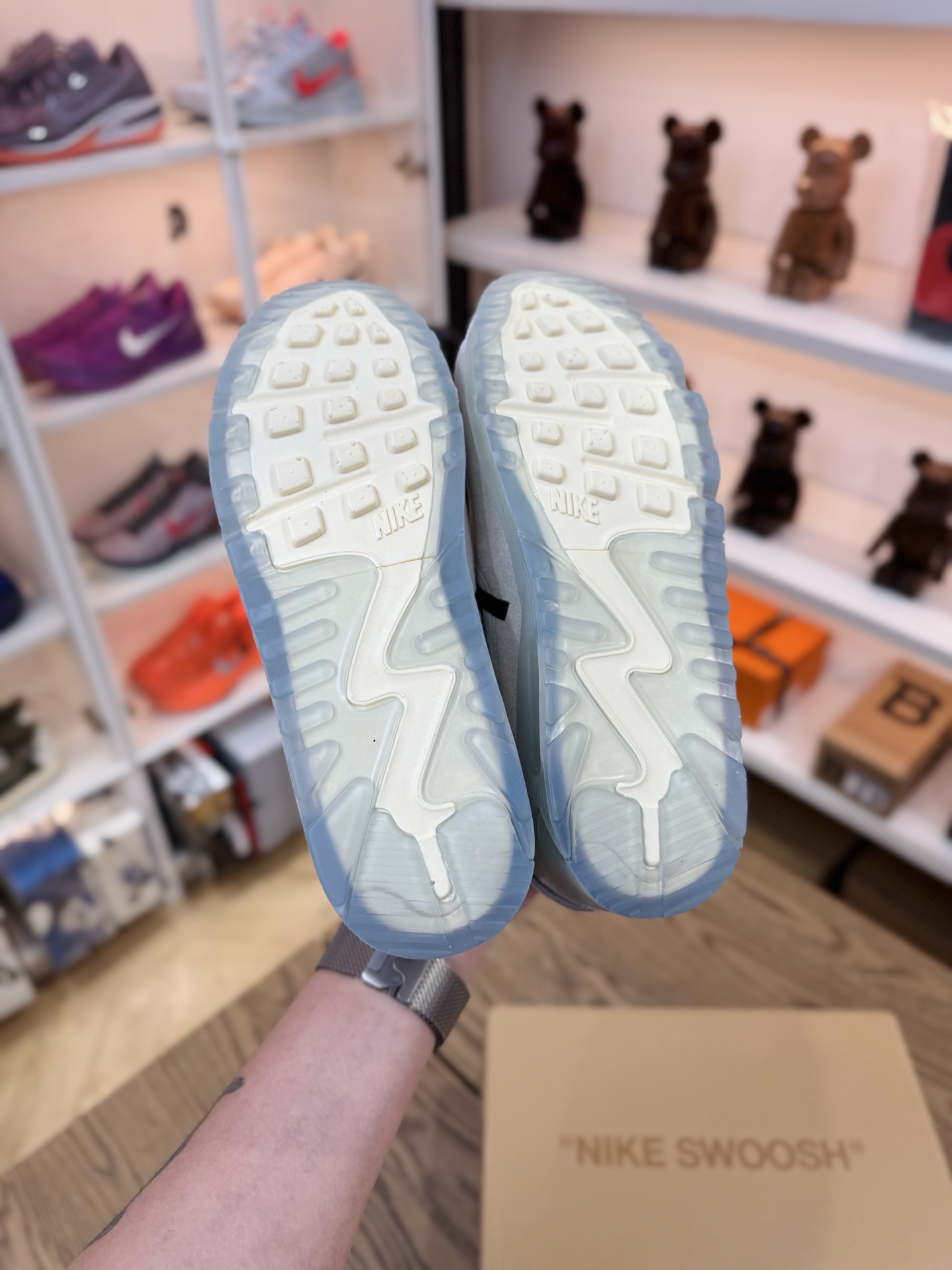 OW x Air Max 90 OG款 THE TEN 米白色 AA7293-100