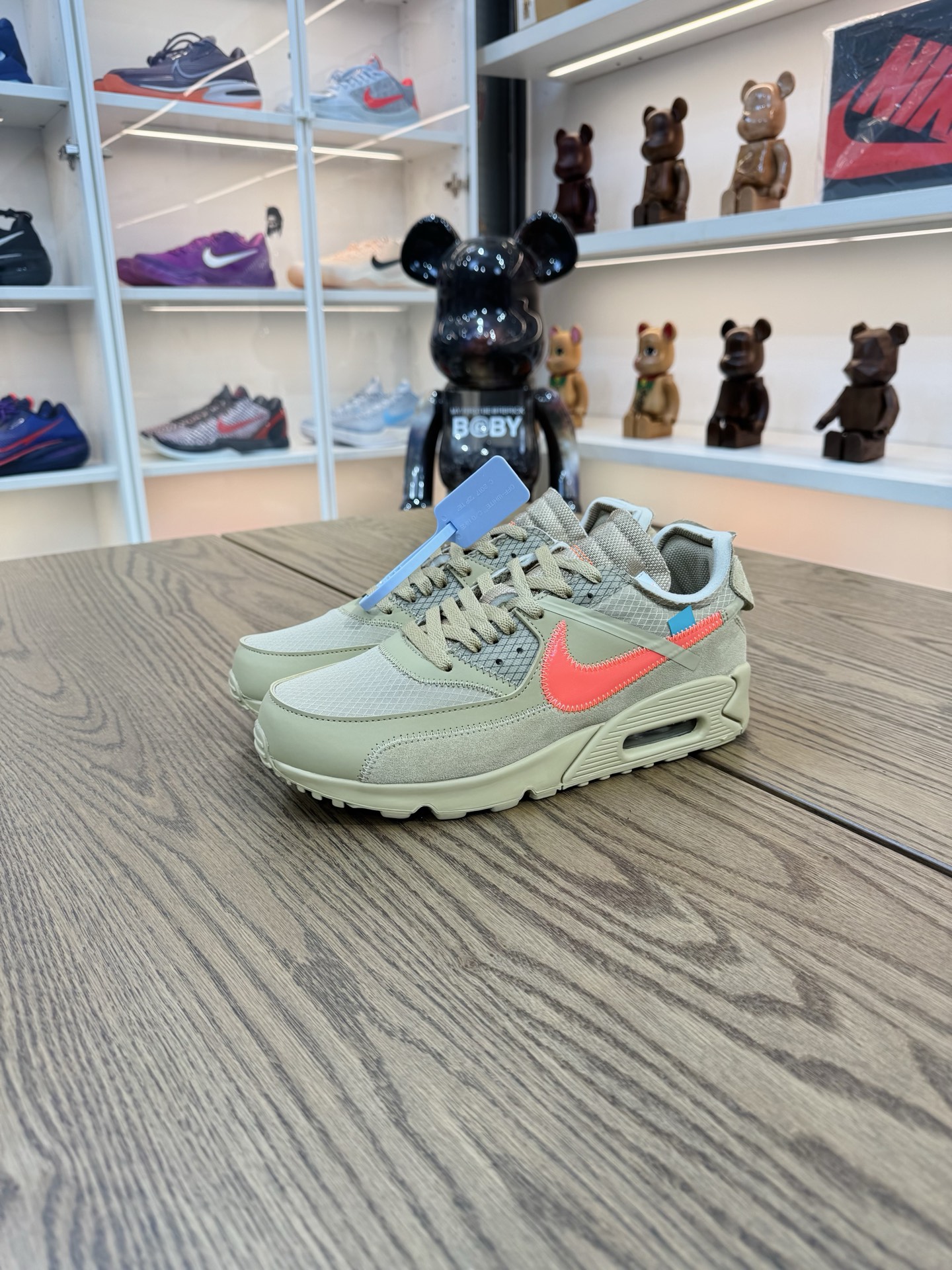 OW x Air Max 90 OG款 THE TEN 沙漠黃 AA7293-200