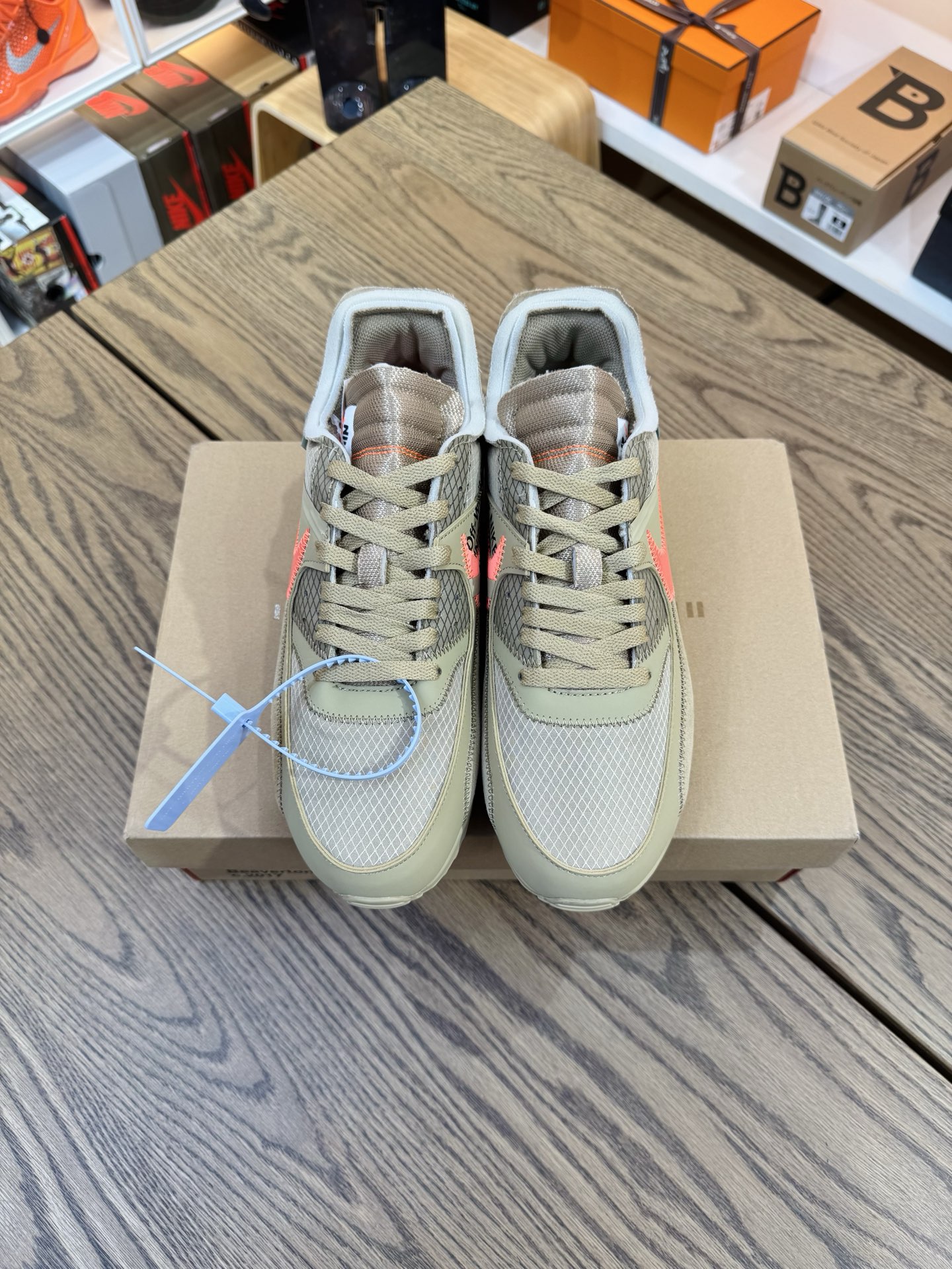 OW x Air Max 90 OG款 THE TEN 沙漠黃 AA7293-200