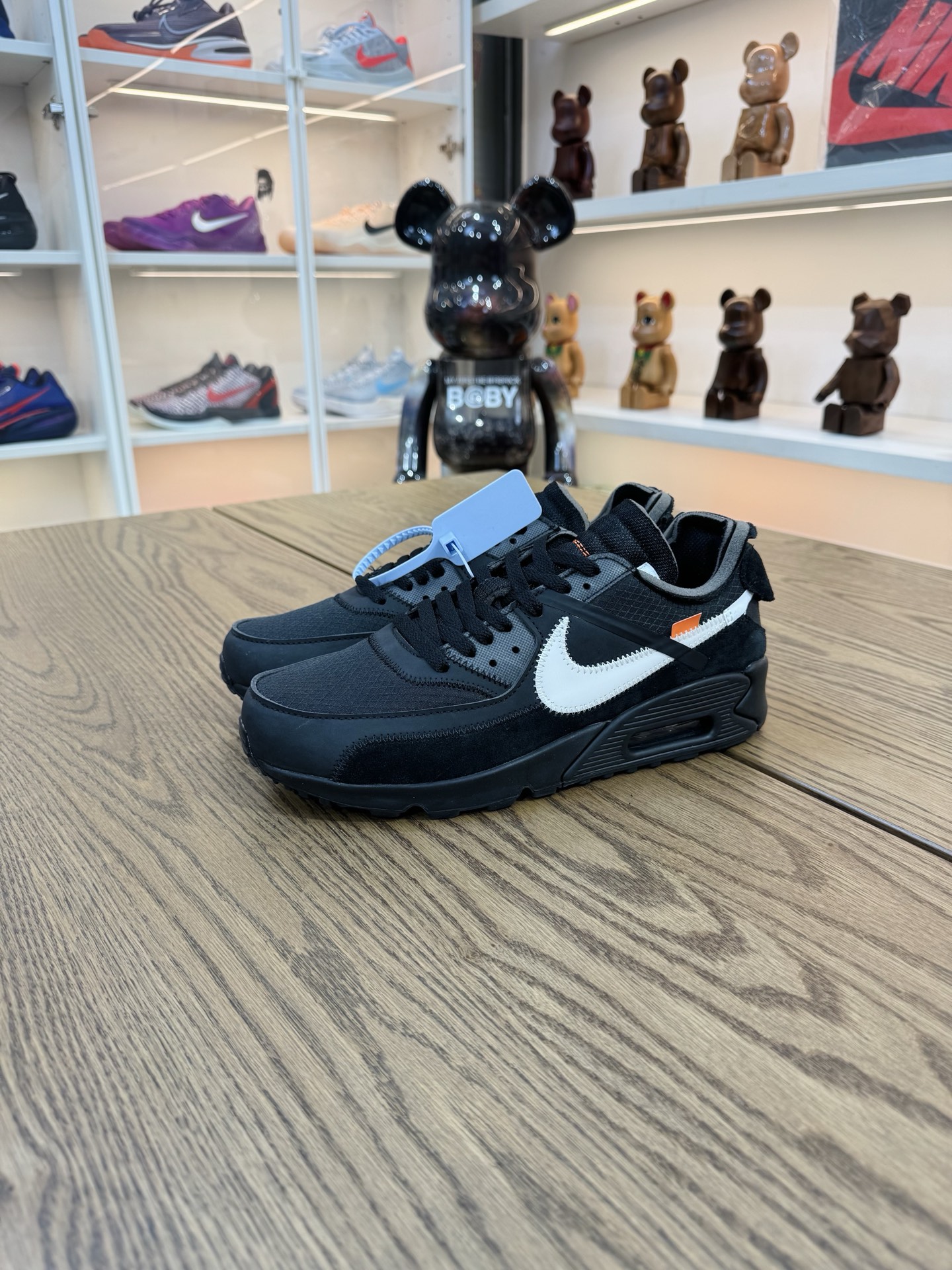 OW x Air Max 90 OG款 Black THE TEN 黑色 AA7293-001