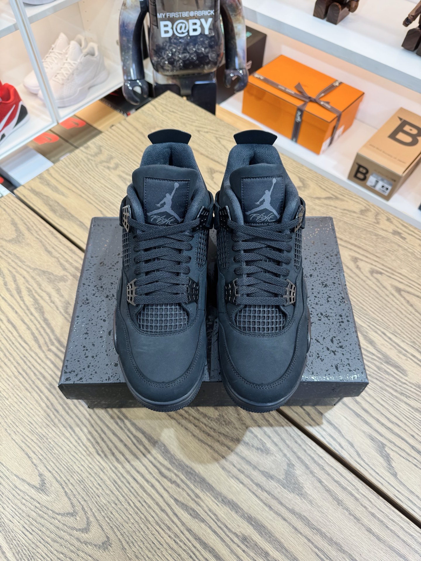 AJ4 Black Cat 黑貓 2025復刻款 可訂製超大碼（US15/16） FV5029-010