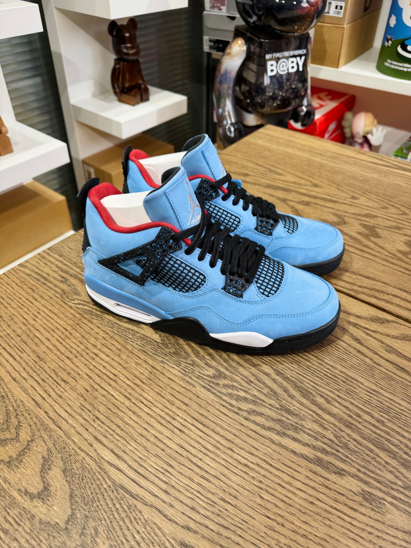 Travis Scott x AJ4 冰藍 Cactus Jack 308497-406