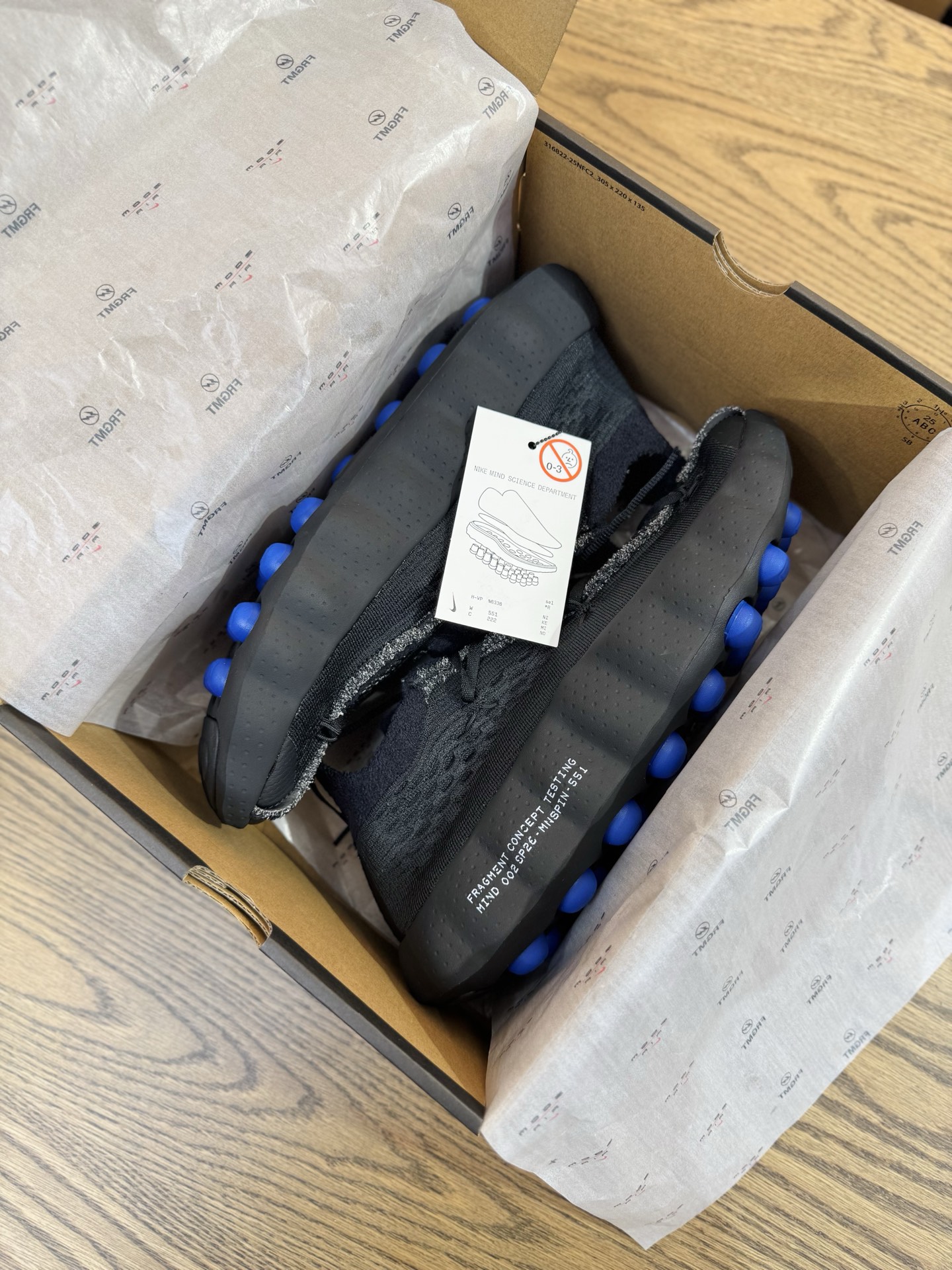 Mind 002 藤原浩 閃電黑籃⚡️ Fragment Design IQ8504-002
