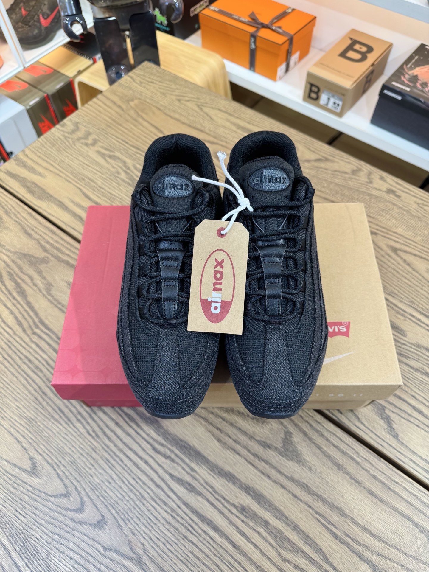 Levi's x Air Max 95 Black/Anthracite 黑色 HM4743-001