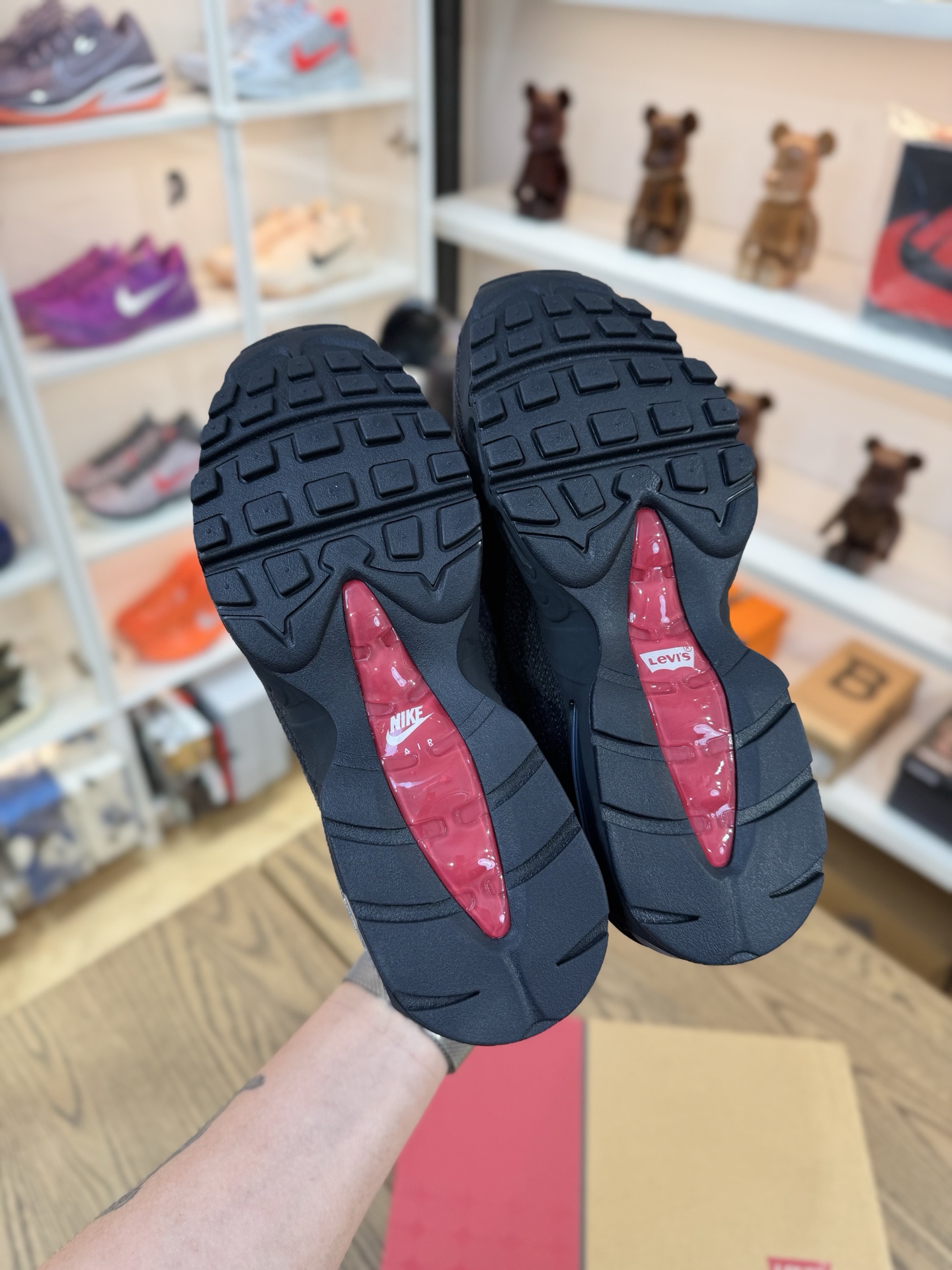 Levi's x Air Max 95 Black/Anthracite 黑色 HM4743-001