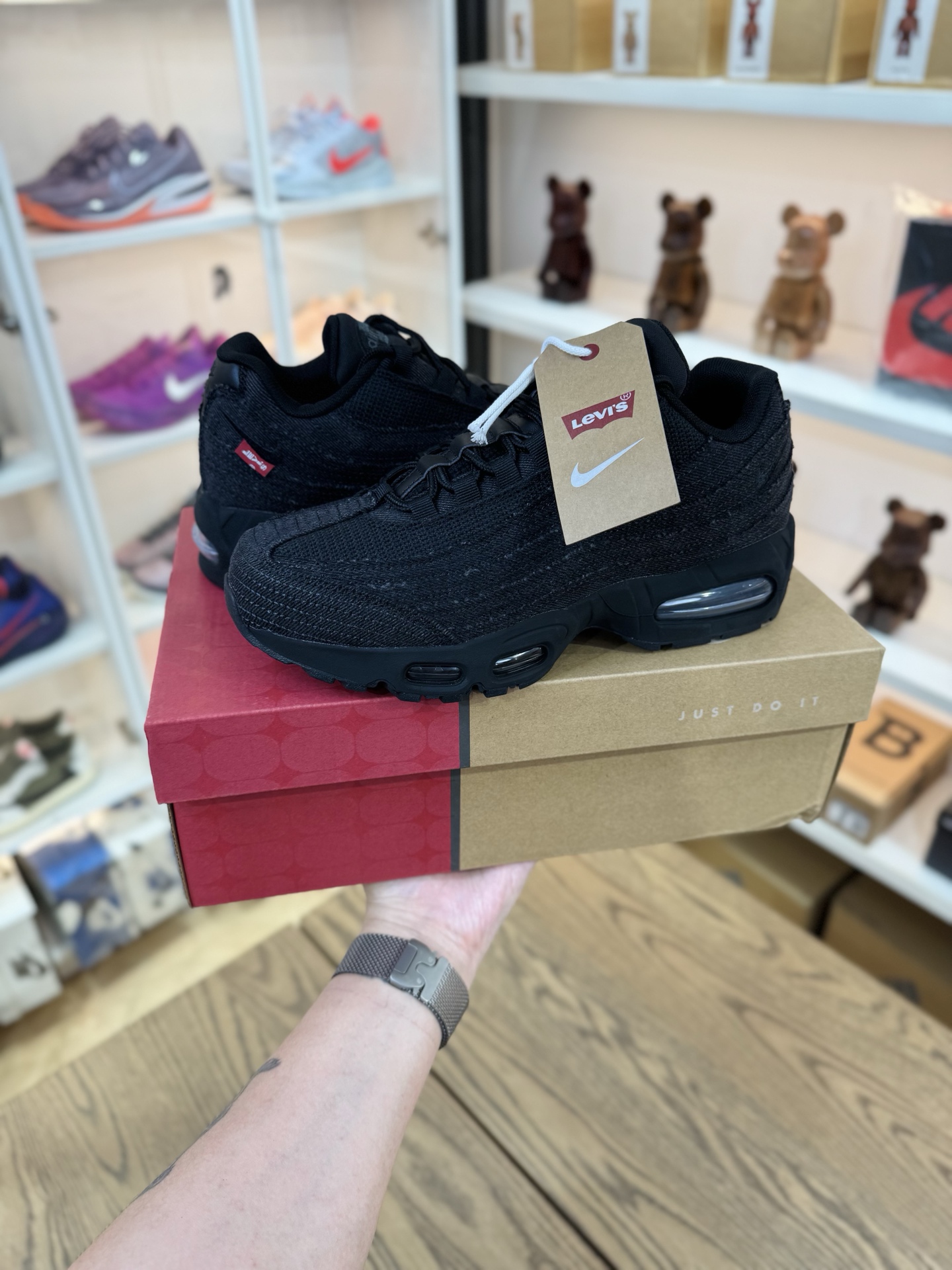 Levi's x Air Max 95 Black/Anthracite 黑色 HM4743-001