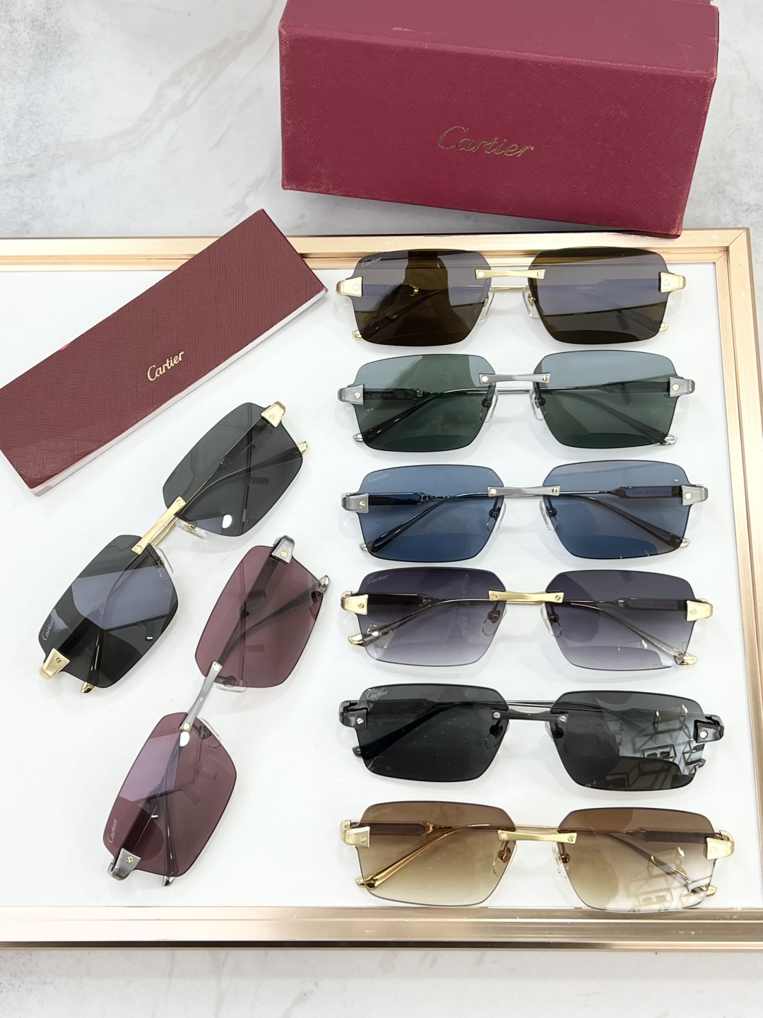 【Style-1】Cartier 卡地亞 夏季新款墨鏡 Glasses