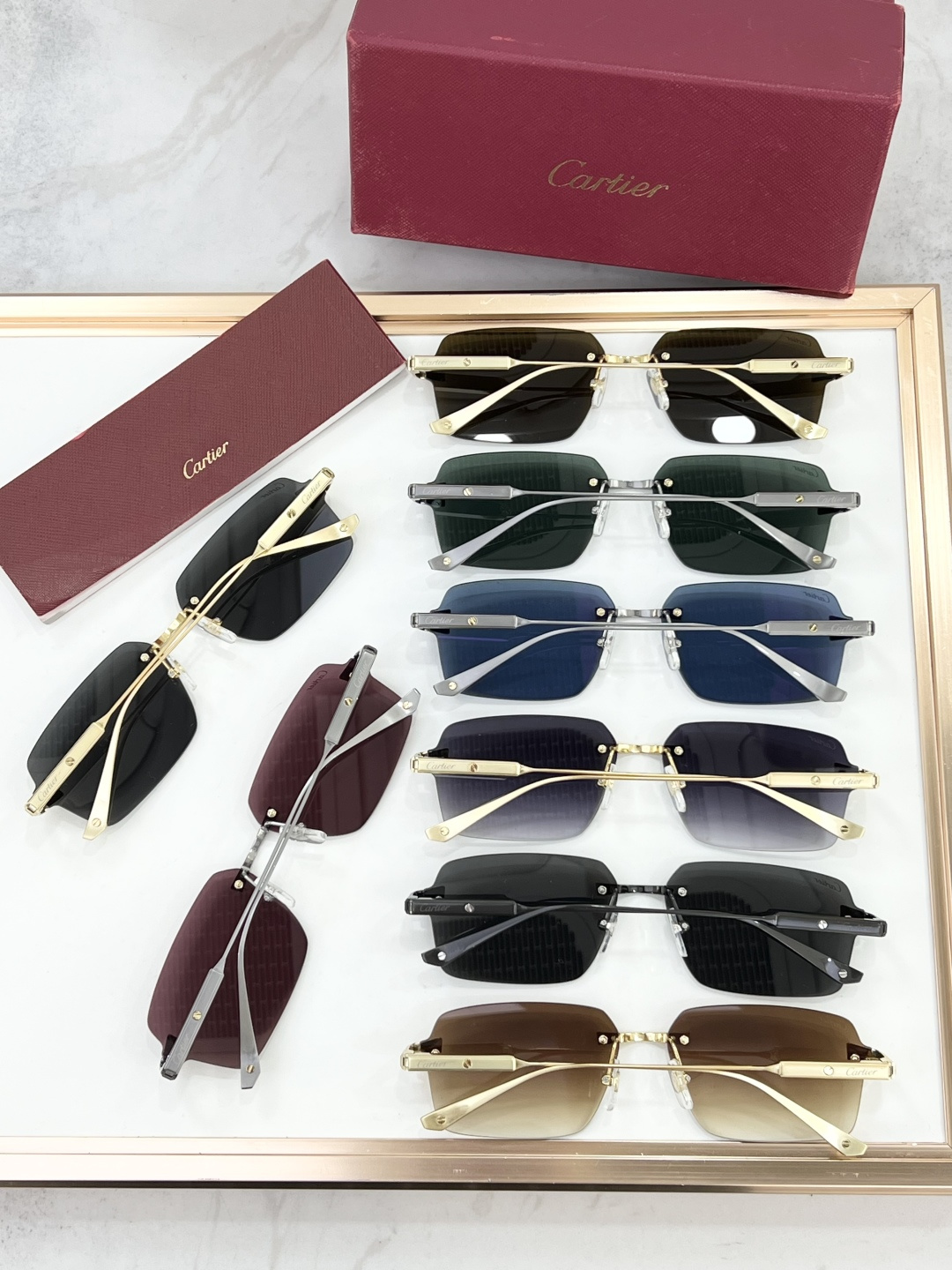 【Style-1】Cartier 卡地亞 夏季新款墨鏡 Glasses