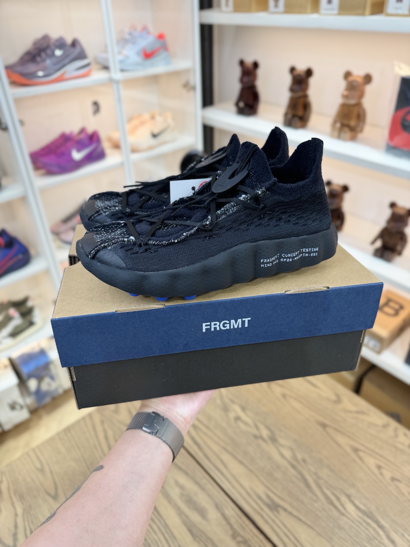 Mind 002 藤原浩 閃電黑籃⚡️ Fragment Design IQ8504-002  日本發售吊牌 / 上海發售吊牌 隨機發貨
