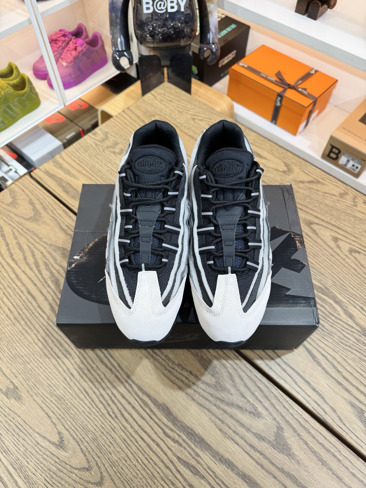 CDG x AirMax 95 黑白灰 CU8406-101 