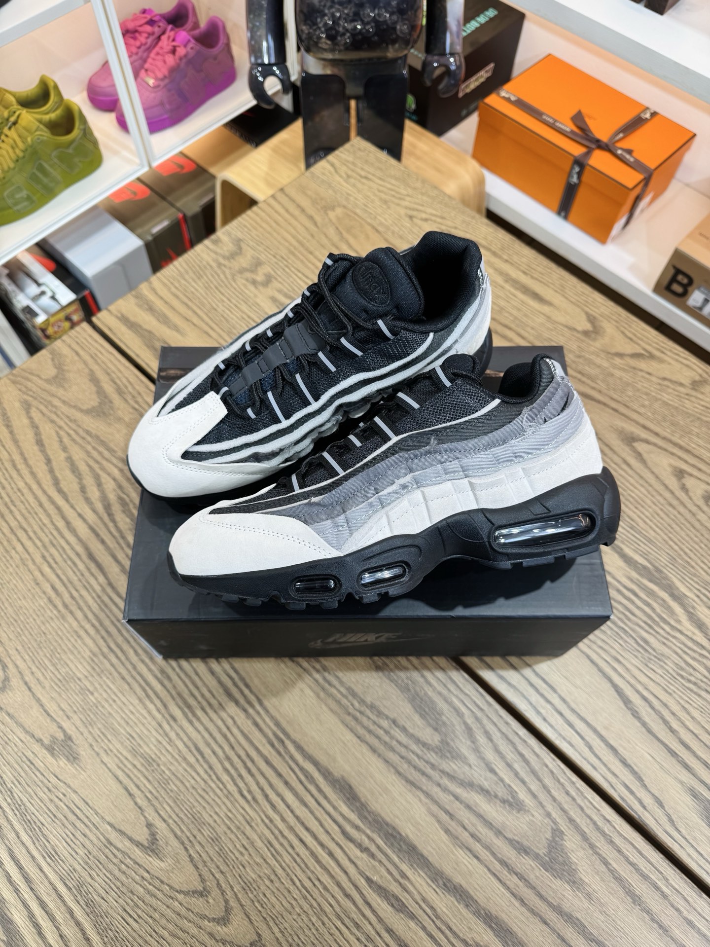 CDG x AirMax 95 黑白灰 CU8406-101 