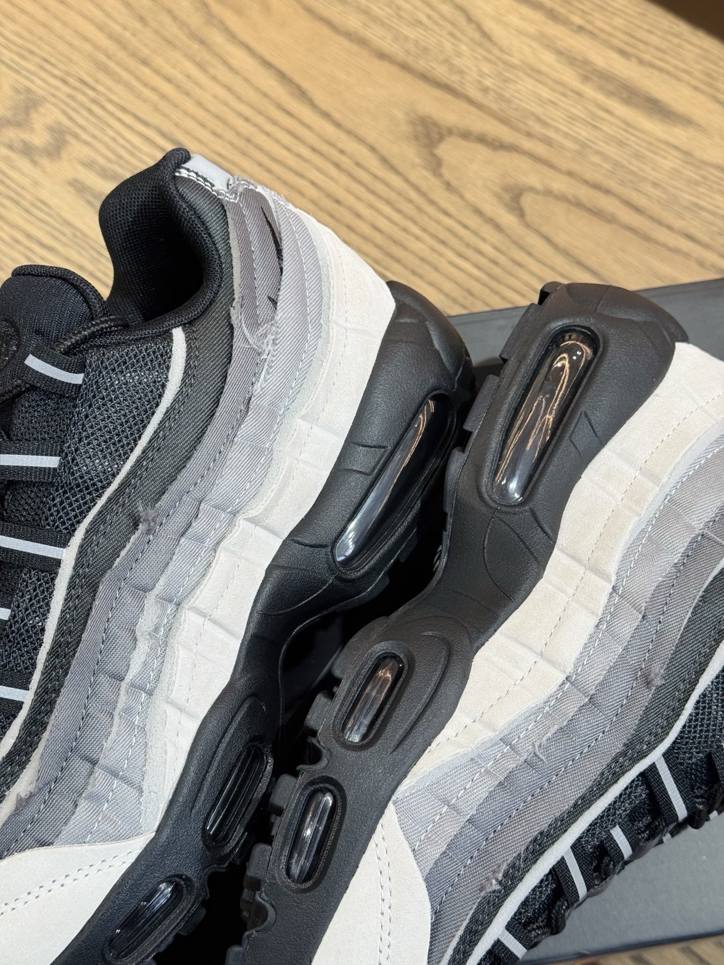 CDG x AirMax 95 黑白灰 CU8406-101 
