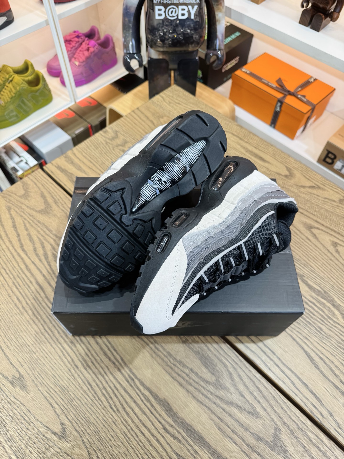 CDG x AirMax 95 黑白灰 CU8406-101 