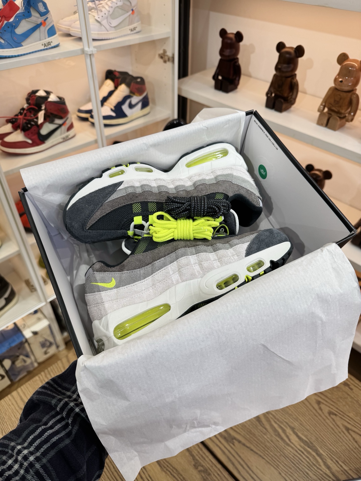 Air Max 95 OG 黑灰 Big Bubble Reverse Neon HM4738-001